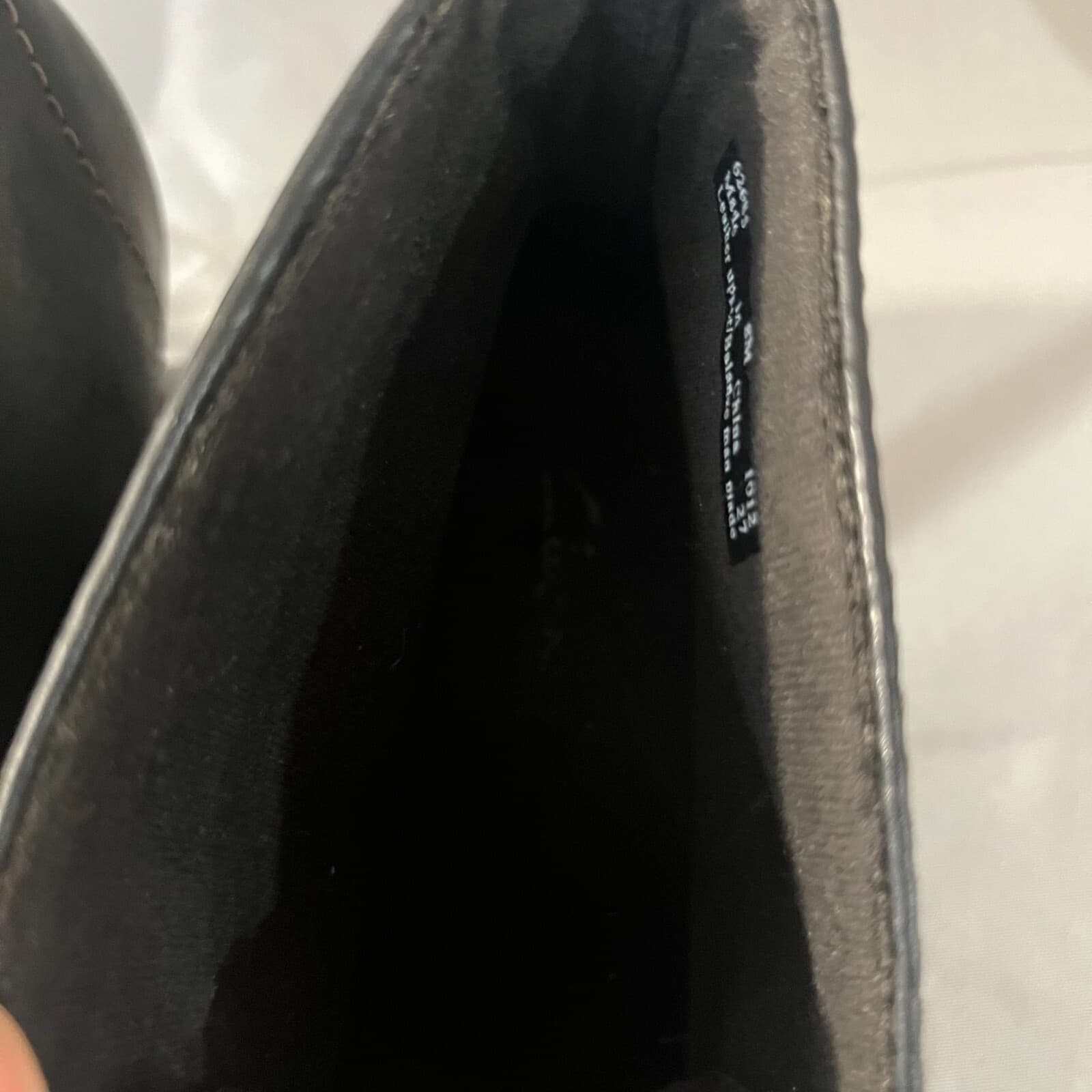 Clarks Women's Boot Bergen Size 8 Chunky Block Heel Lace Up Bootie Black Leather - Thumbnail 7