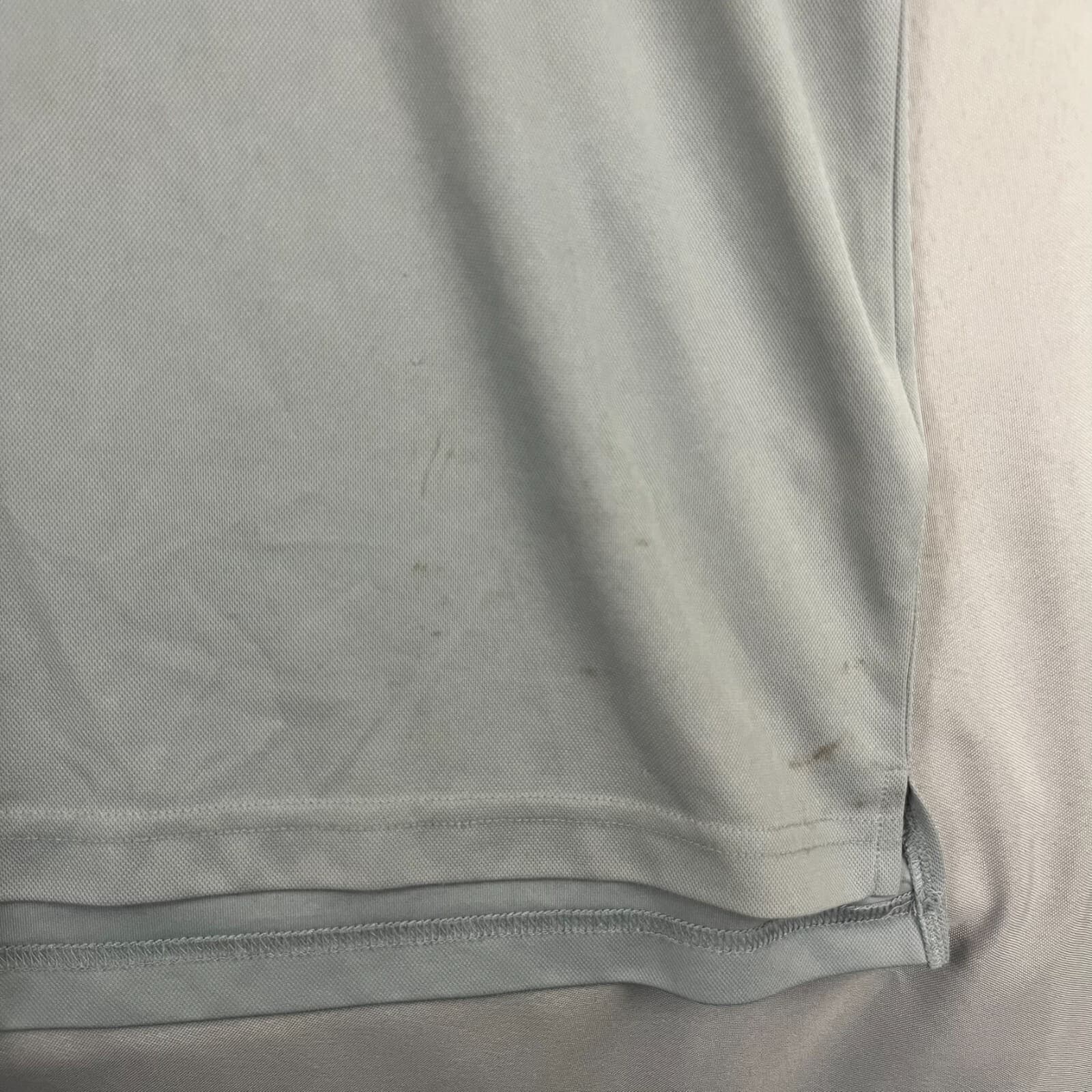 Black Clover Men's Polo Shirt Size XL Gray Live Lucky Short Sleeve 5 Button Golf - Thumbnail 2