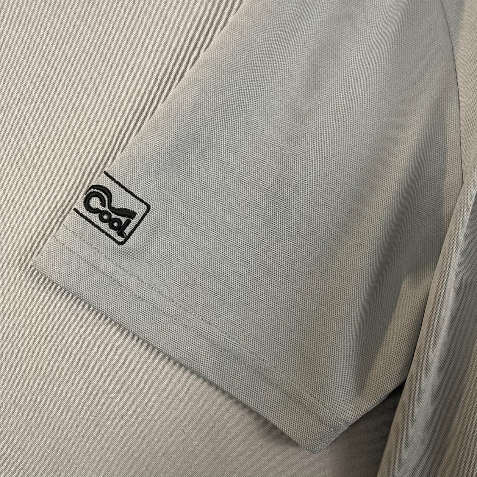 Black Clover Men's Polo Shirt Size XL Gray Live Lucky Short Sleeve 5 Button Golf - Thumbnail 4