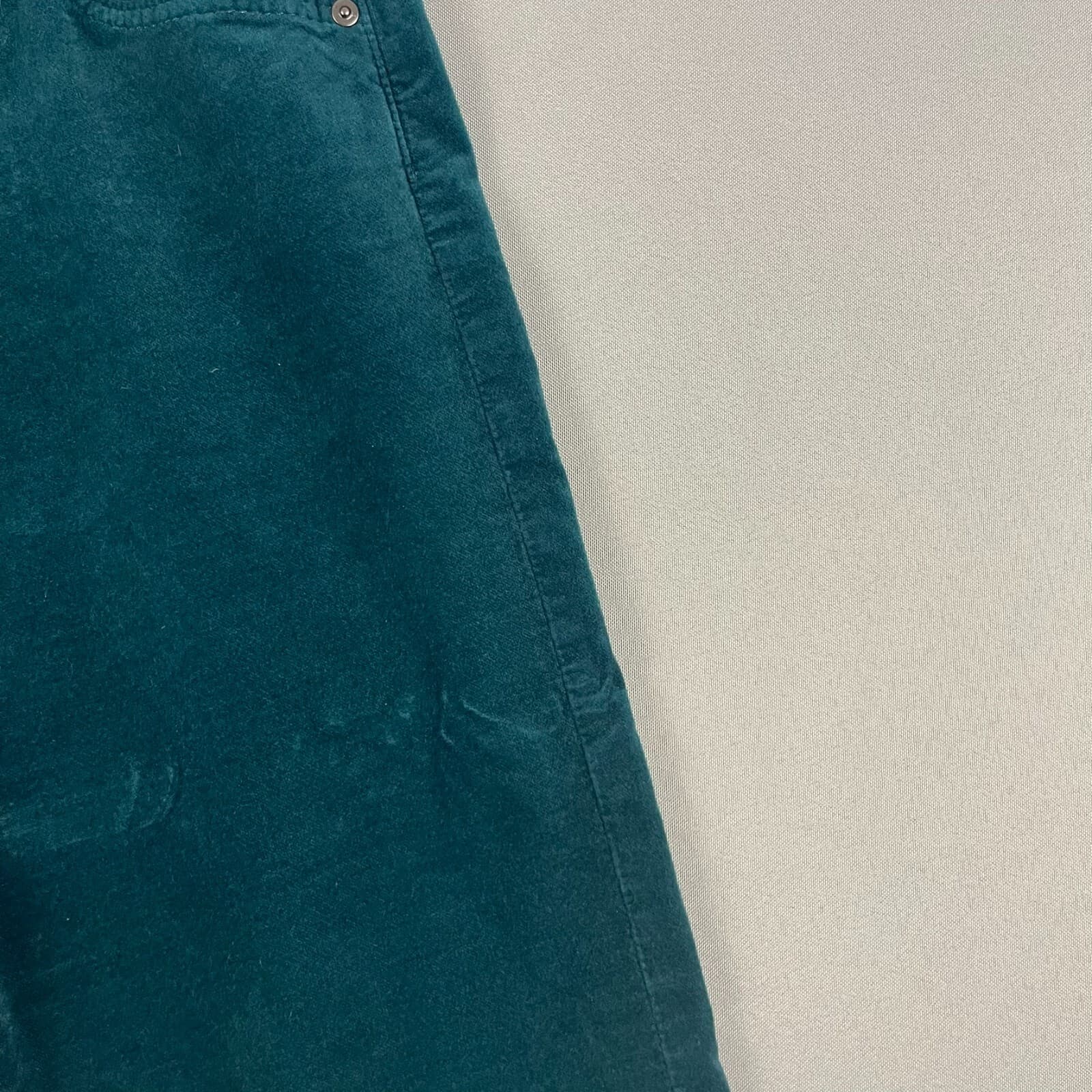 AG Jeans x Anthropologie SZ 28R High Rise Stevie Ankle Velvet Velour Pants Jeans - Thumbnail 8