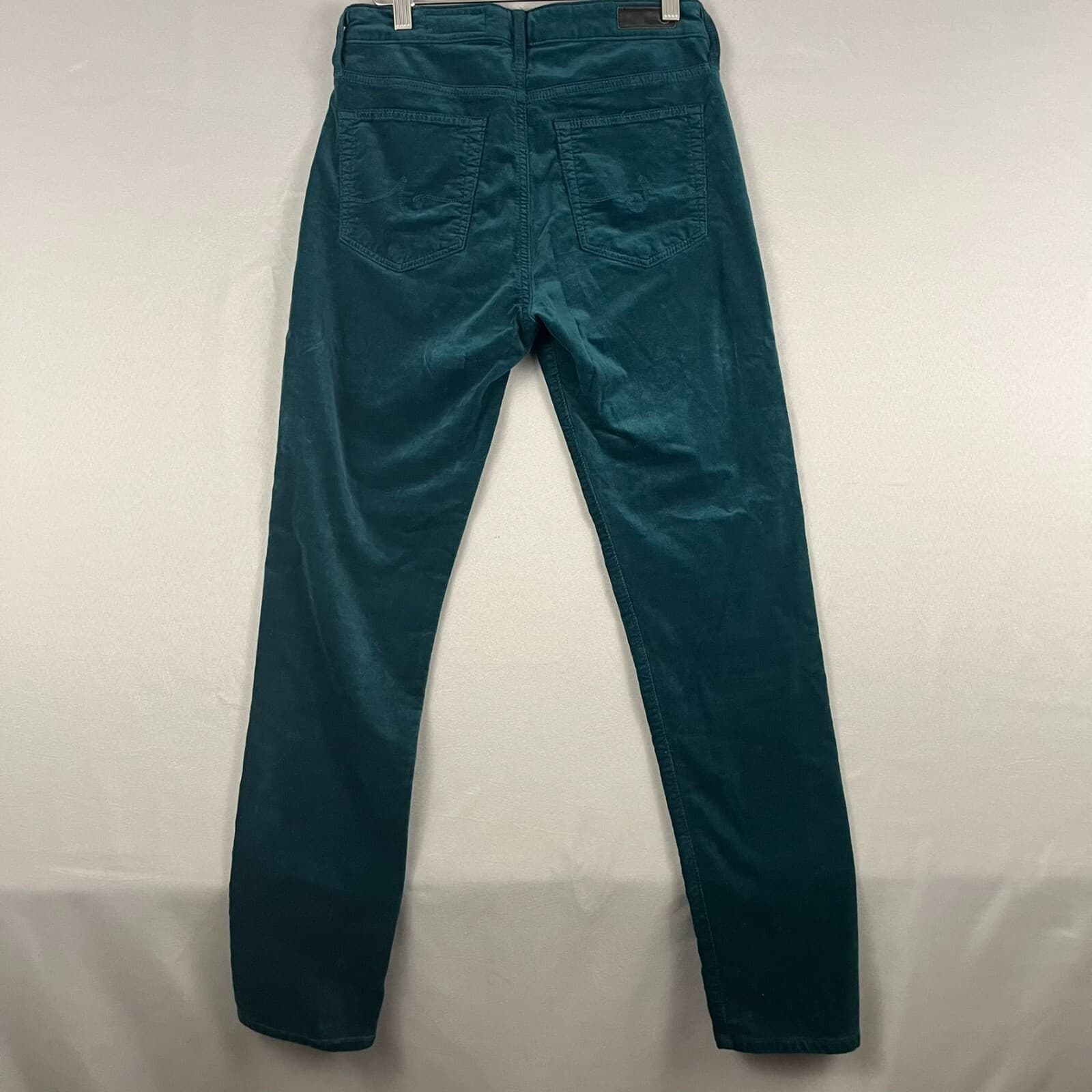 AG Jeans x Anthropologie SZ 28R High Rise Stevie Ankle Velvet Velour Pants Jeans - Thumbnail 5
