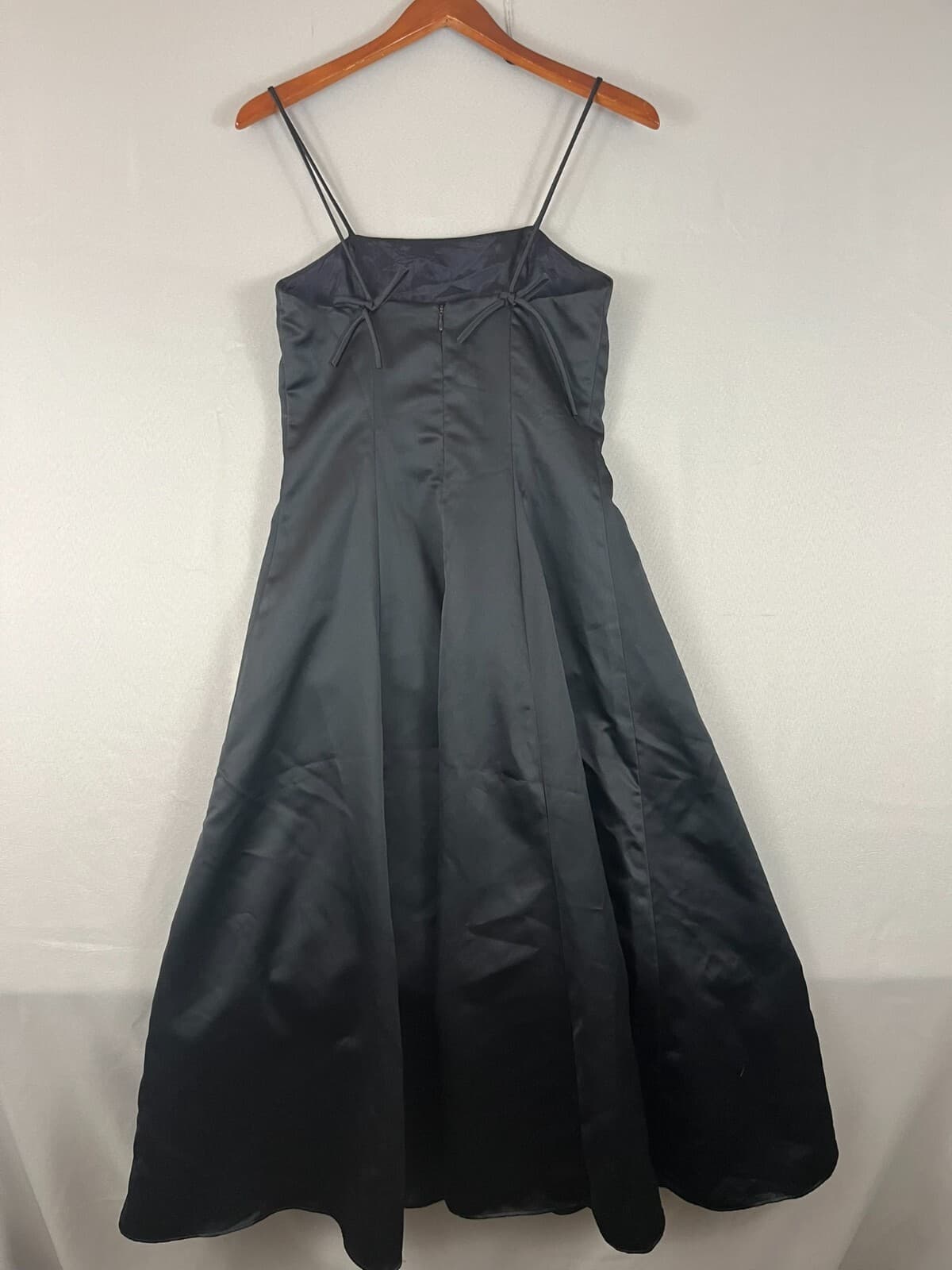 Vintage Black Jessica McClintock for Gunne Sax Prom Dress Sz 2000's Millennium - Thumbnail 4