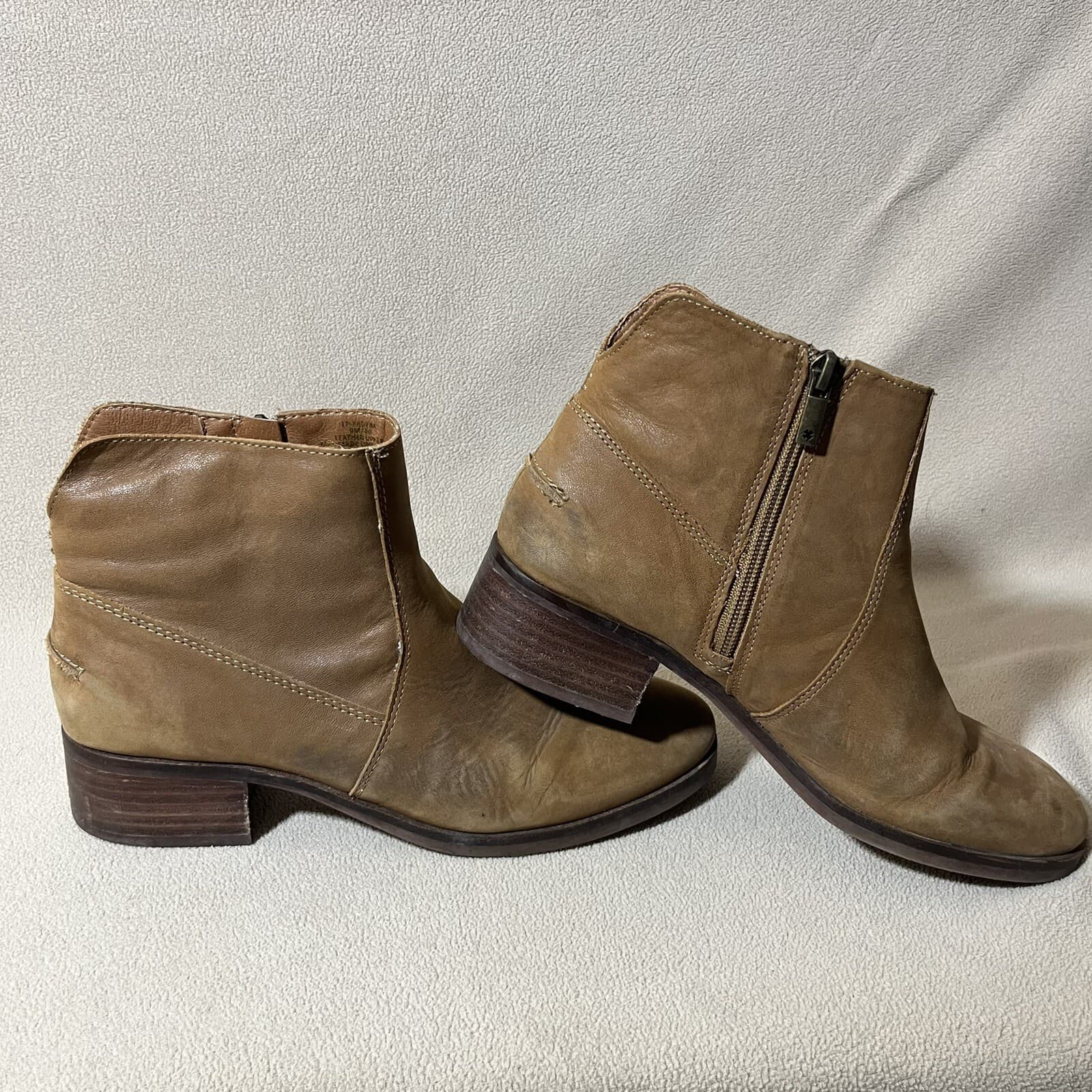 Women’s Lucky Brand Pedera Boot Brown Size 9M Western Ankle Booties Equestrian - Thumbnail 3