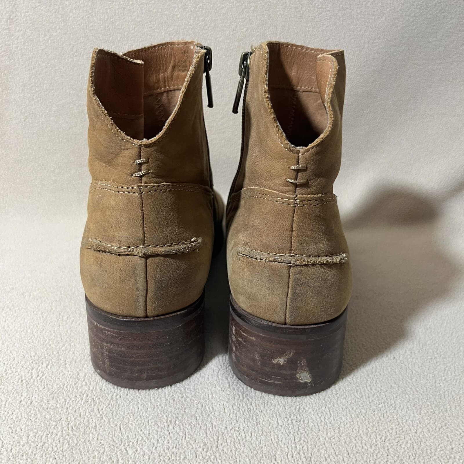 Women’s Lucky Brand Pedera Boot Brown Size 9M Western Ankle Booties Equestrian - Thumbnail 4