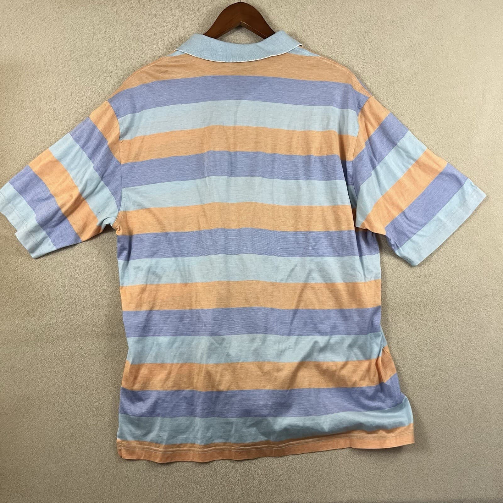 Bobby Jones Players Golf Polo Shirt Men's Size Large Multicolor Striped - Thumbnail 5
