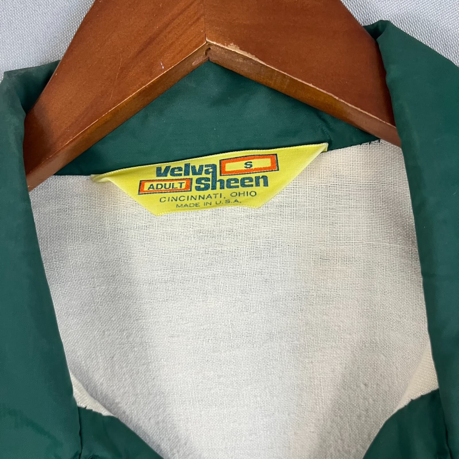 Mohonk Mountain House Resort VTG Velva Sheen Jacket Windbreaker 100% Cotton Line - Thumbnail 3