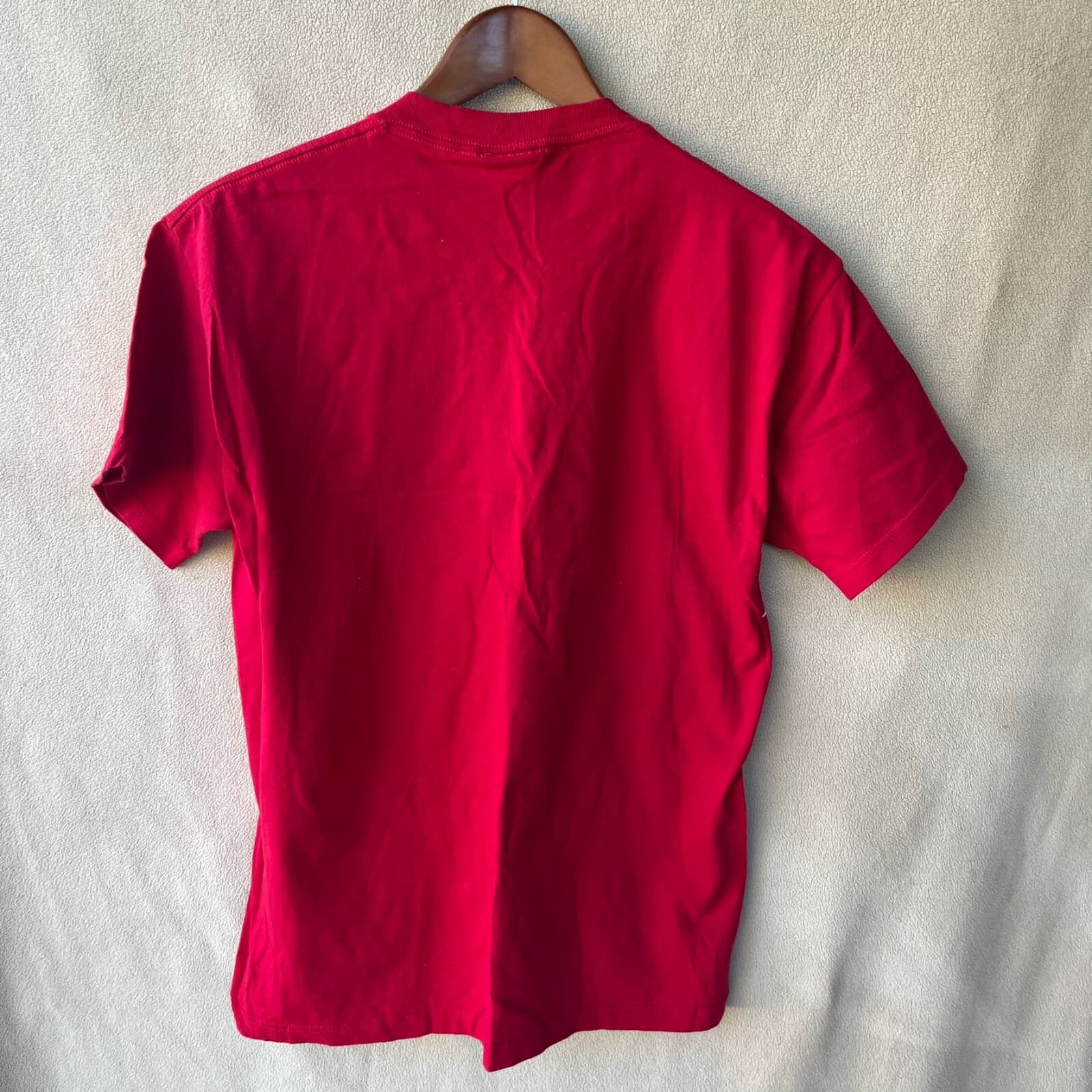 Vintage 90s Walt Disney Pluto Womens Medium Red Short Sleeve Shirt Size Kidcore - Thumbnail 5