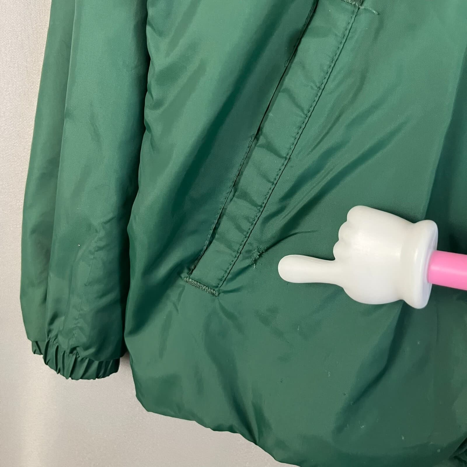 Mohonk Mountain House Resort VTG Velva Sheen Jacket Windbreaker 100% Cotton Line - Thumbnail 6