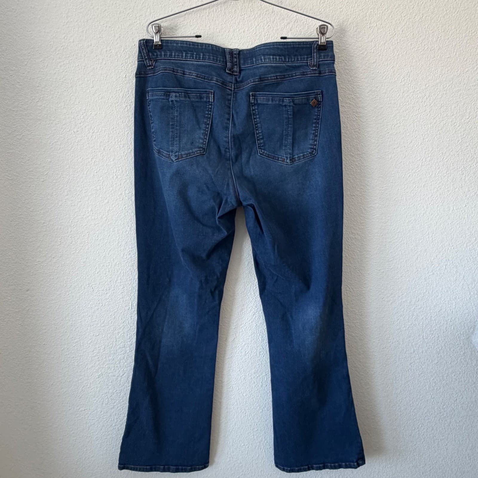Democracy Ab'solution Jeans Women 14 Blue Bootcut Stretch Denim Mid Rise - Thumbnail 3