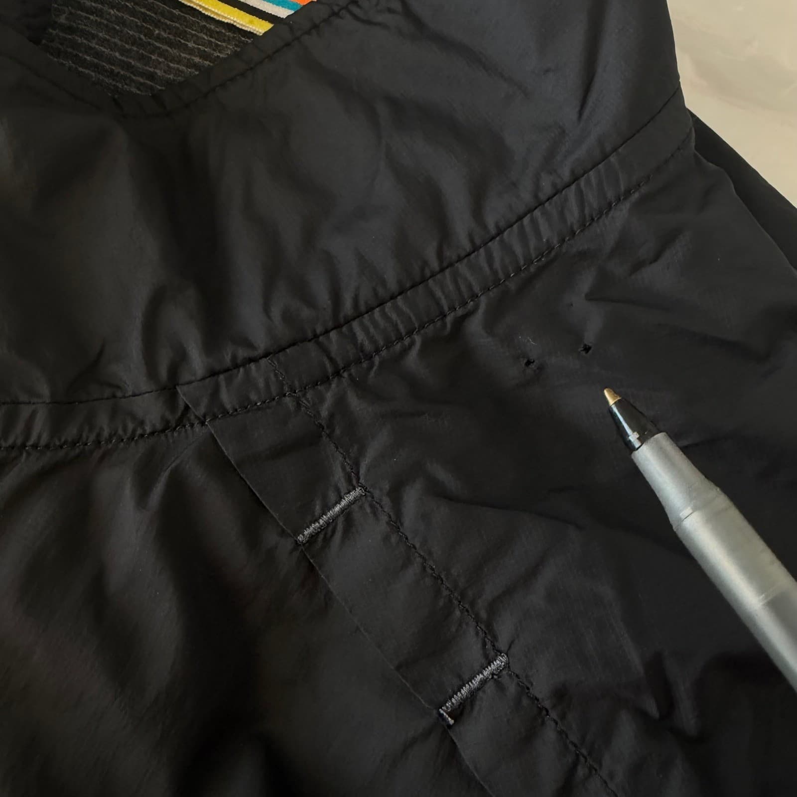 Smartwool Ultra Light Sport Jacket Mens Medium Black Windbreaker Merino Packable - Thumbnail 8
