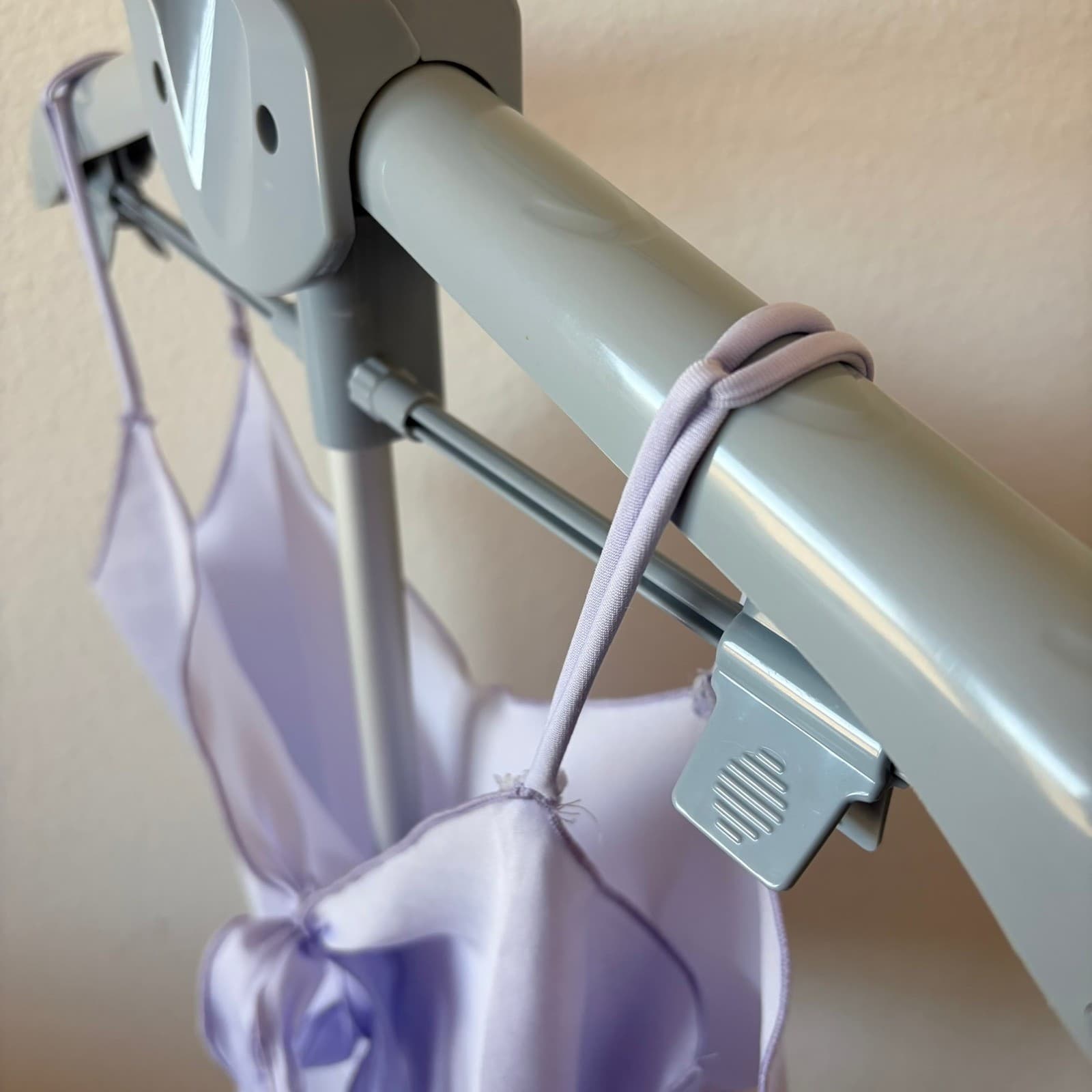 Vintage Erica Loren Lavender Front Tie Camisole Top Purple Lettuce Edge Small - Thumbnail 5