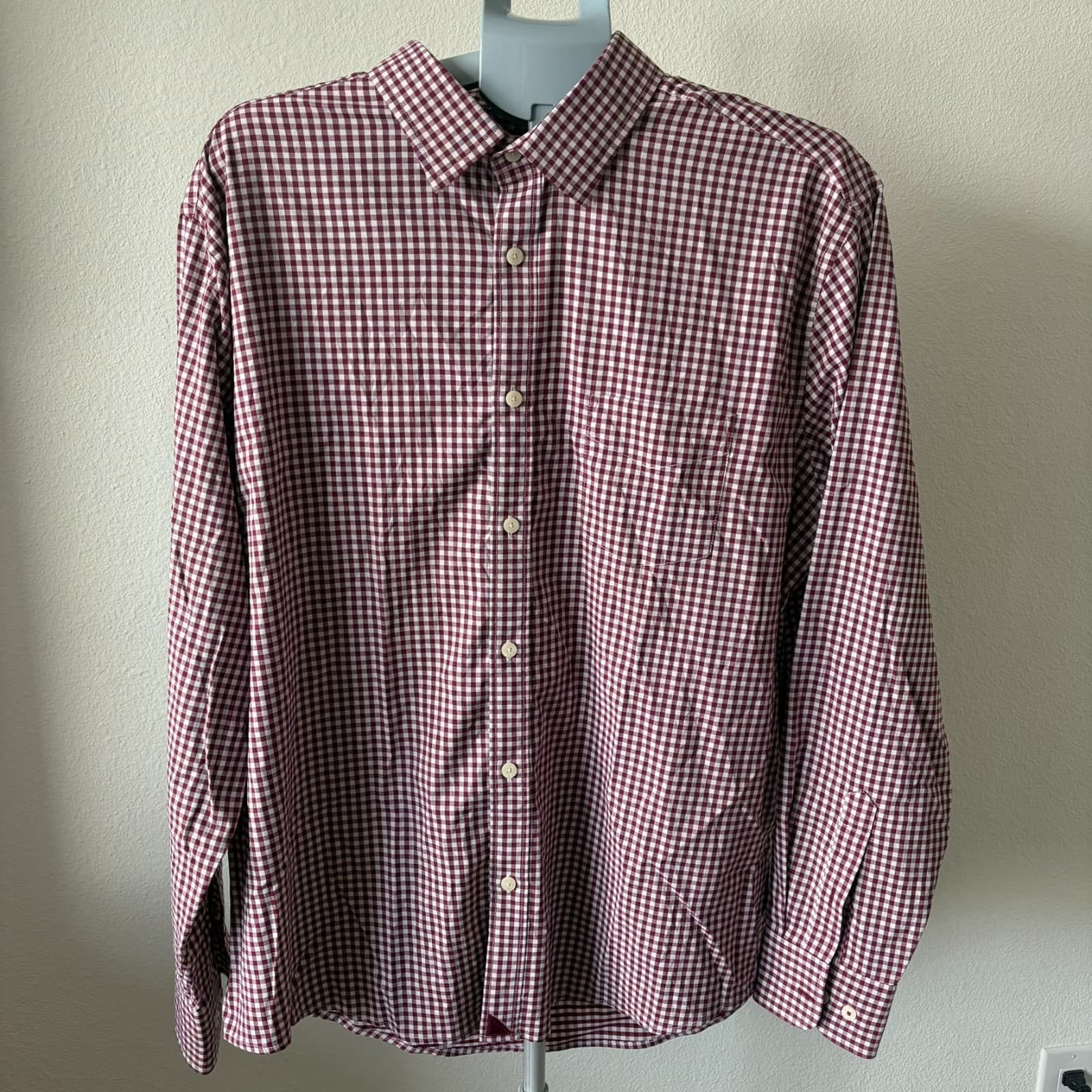 Untuckit Lot of 2 Shirts XXL Men’s Plaid & Gingham Button Down Stretch Carozza - Thumbnail 2