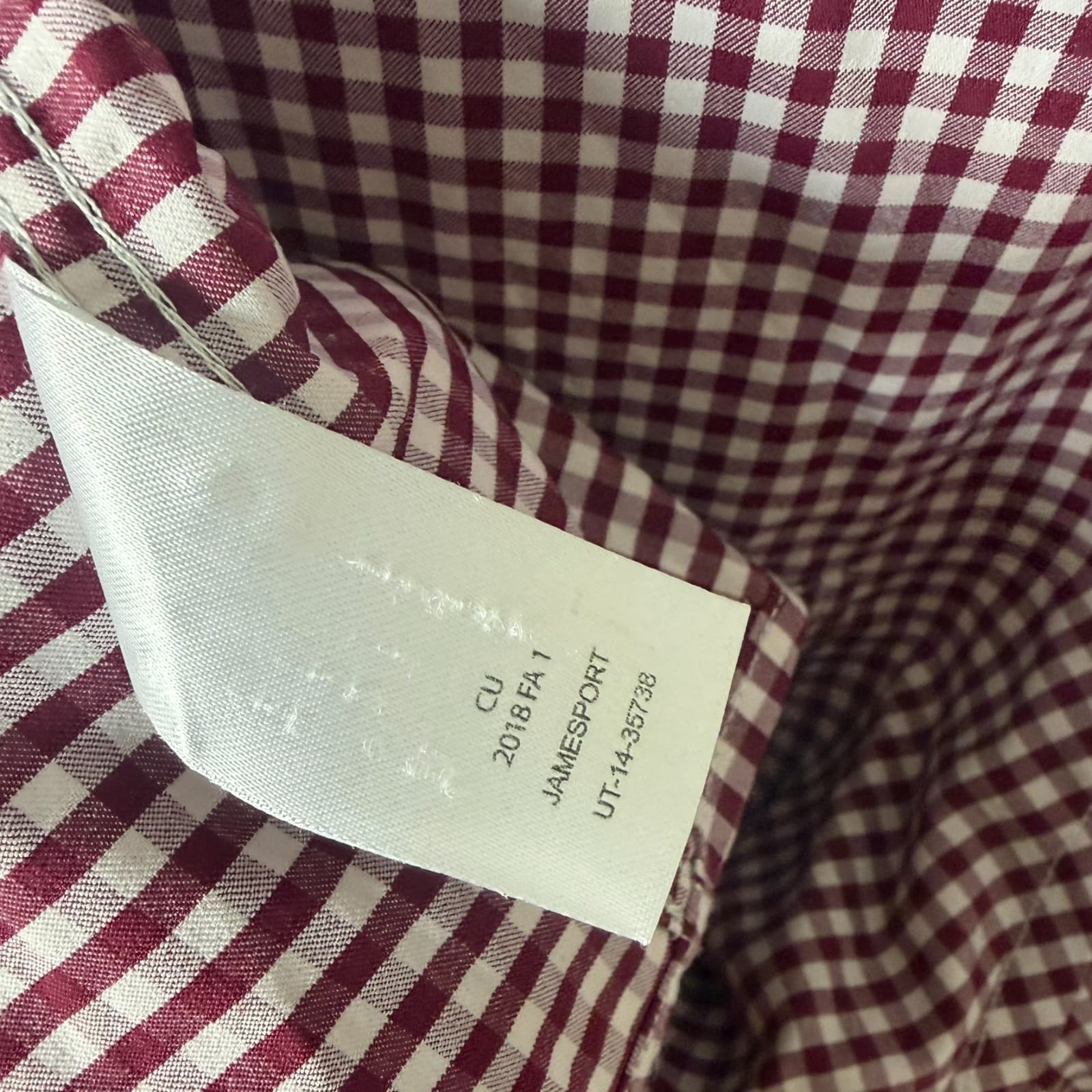 Untuckit Lot of 2 Shirts XXL Men’s Plaid & Gingham Button Down Stretch Carozza - Thumbnail 6
