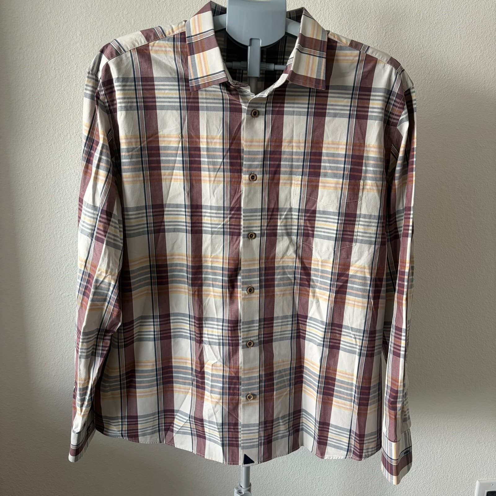 Untuckit Lot of 2 Shirts XXL Men’s Plaid & Gingham Button Down Stretch Carozza - Thumbnail 7