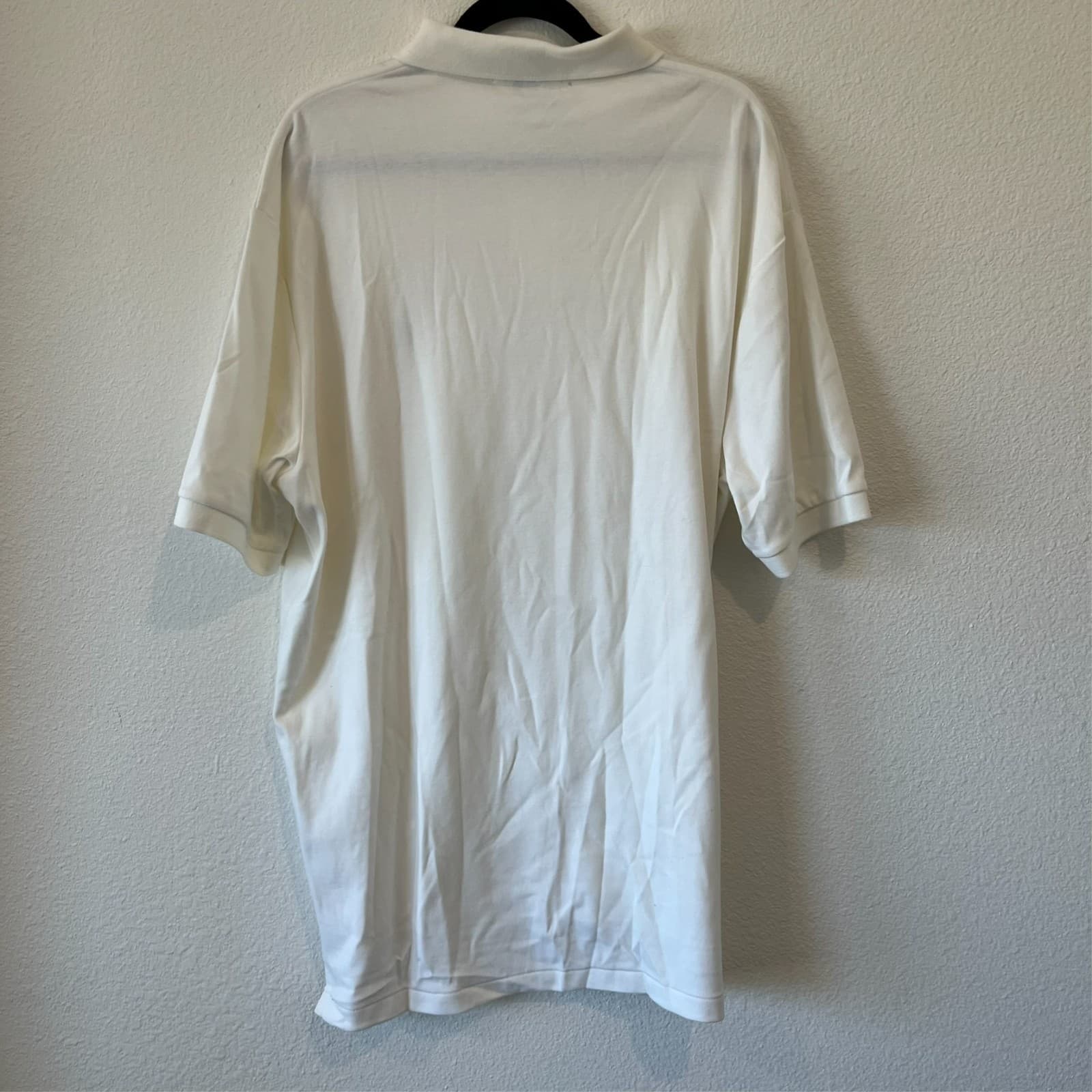 Polo Ralph Lauren White Shirt XL Deadstock Vintage 2000s Made in Mariana Islands - Thumbnail 4