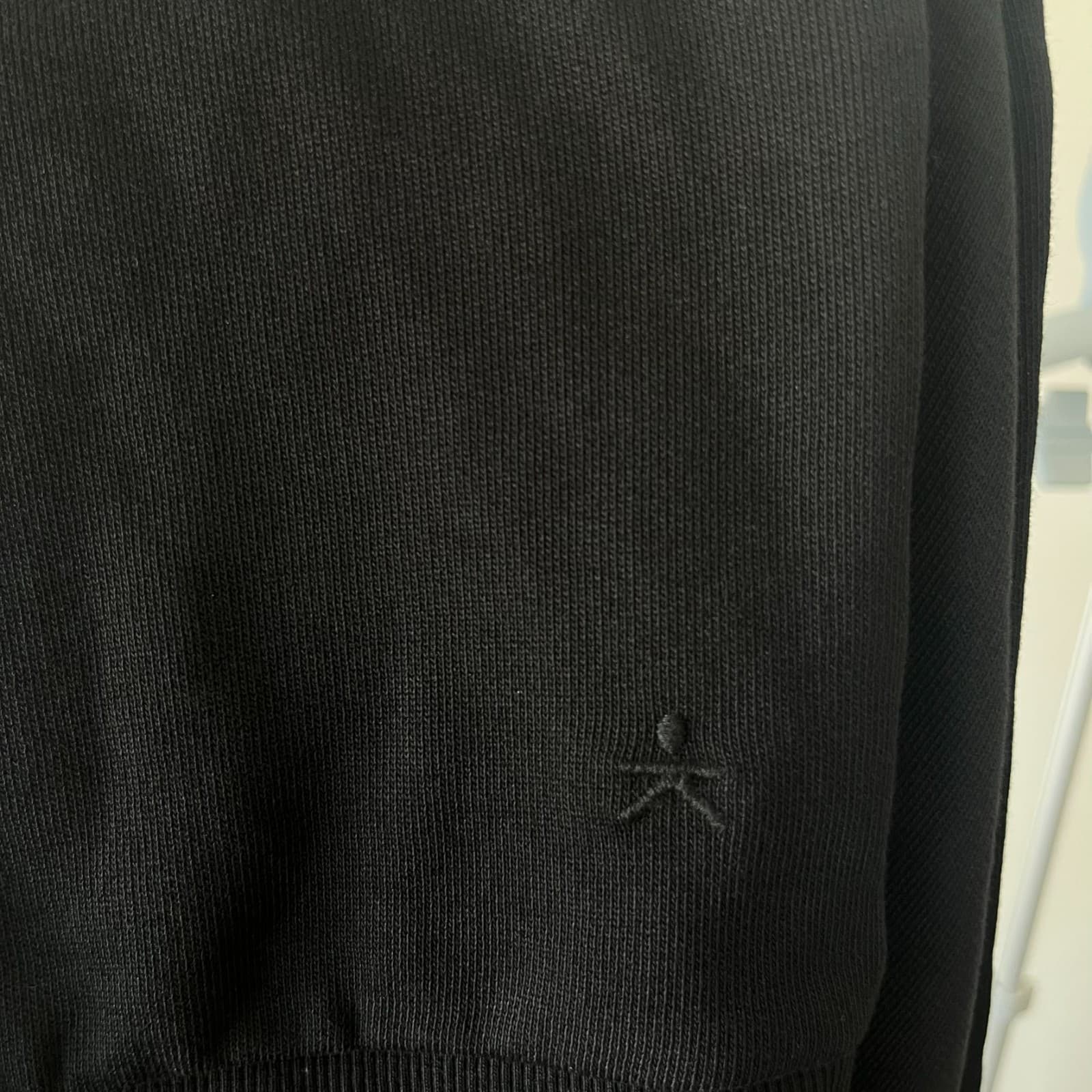 Known Supply Sweatshirt Mens Small Black Logo Fleece Lined Crew Neck Pullover - Thumbnail 5