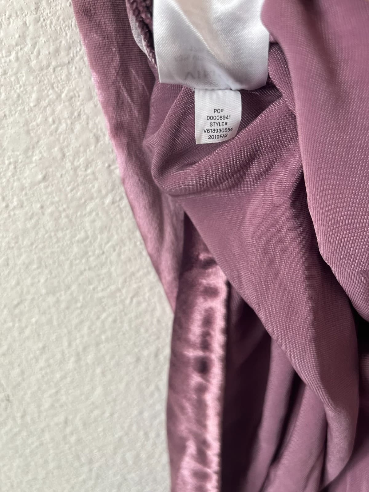 Vince Panne Wrap Skirt Women Sz 2 Purple Velvet Silk Single Vented Back Zip NWT - Thumbnail 5