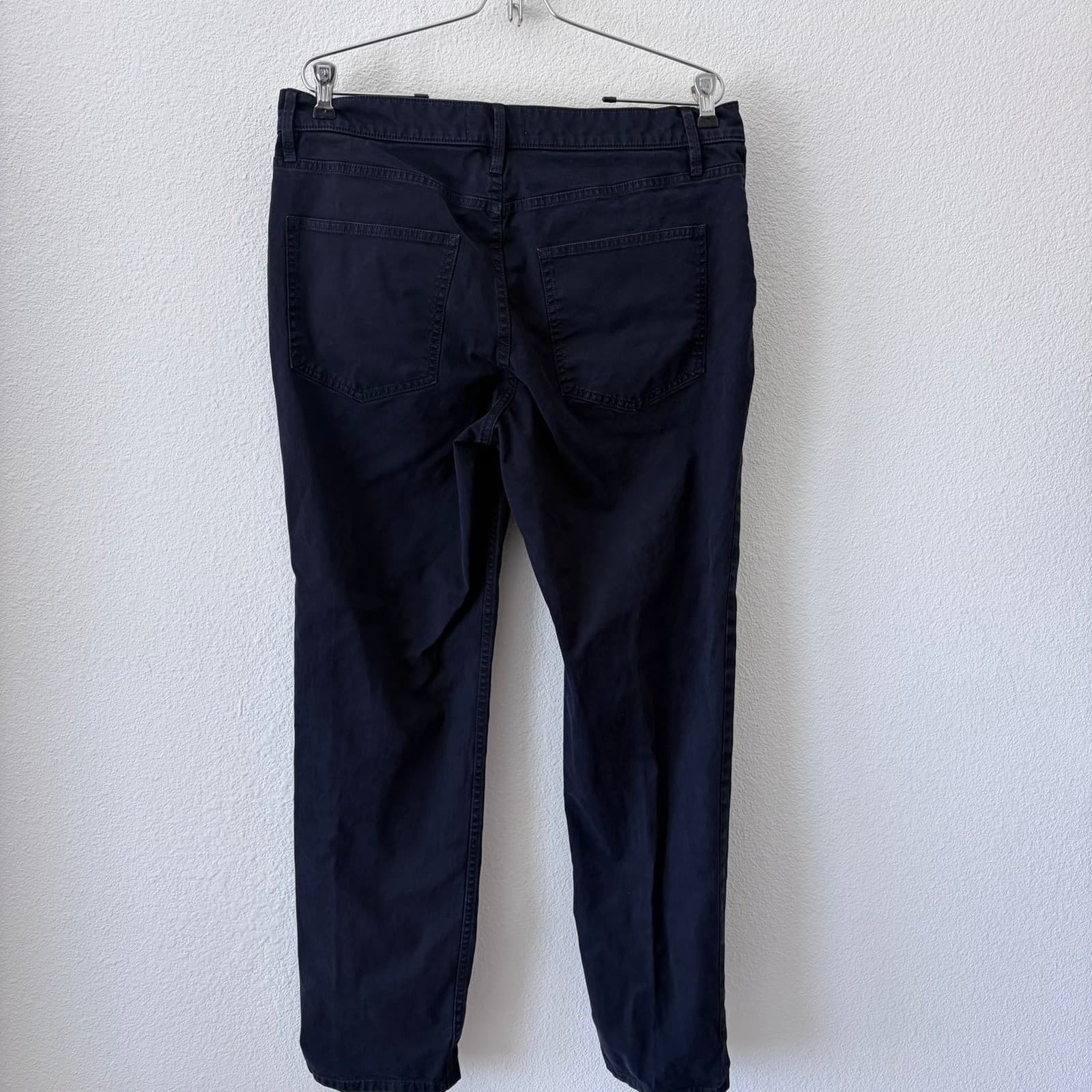 Everlane Mens Slim Fit 5-Pocket Performance Chino Pants Dark Blue 33x30 - Thumbnail 3