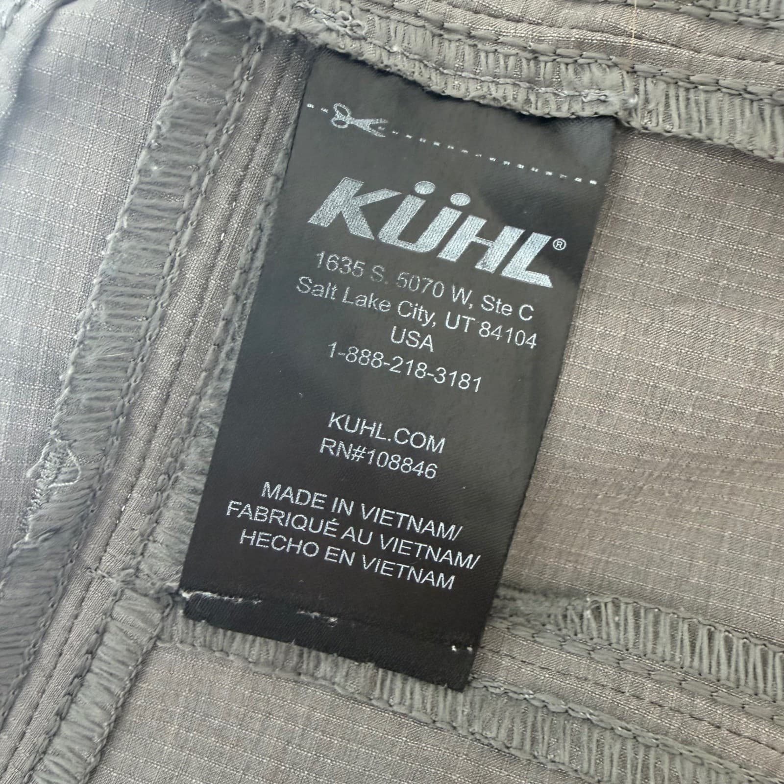 Kuhl Horizn Cargo Pants Womens Sz 2 Gray Ripstop Hiking Outdoor 6276 Gorpcore - Thumbnail 6