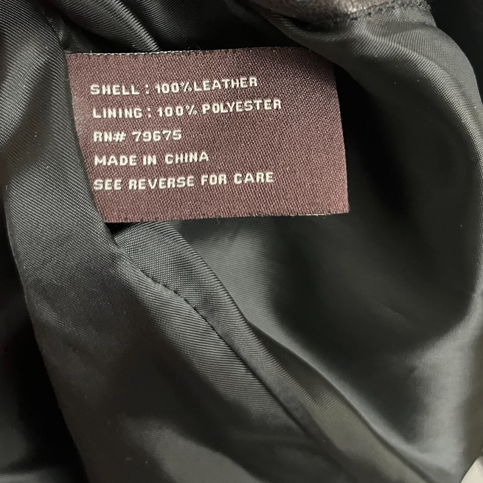Anne Klein Coat Women's Small 100% Genuine Leather Black Leather Blazer Jacket - Thumbnail 4