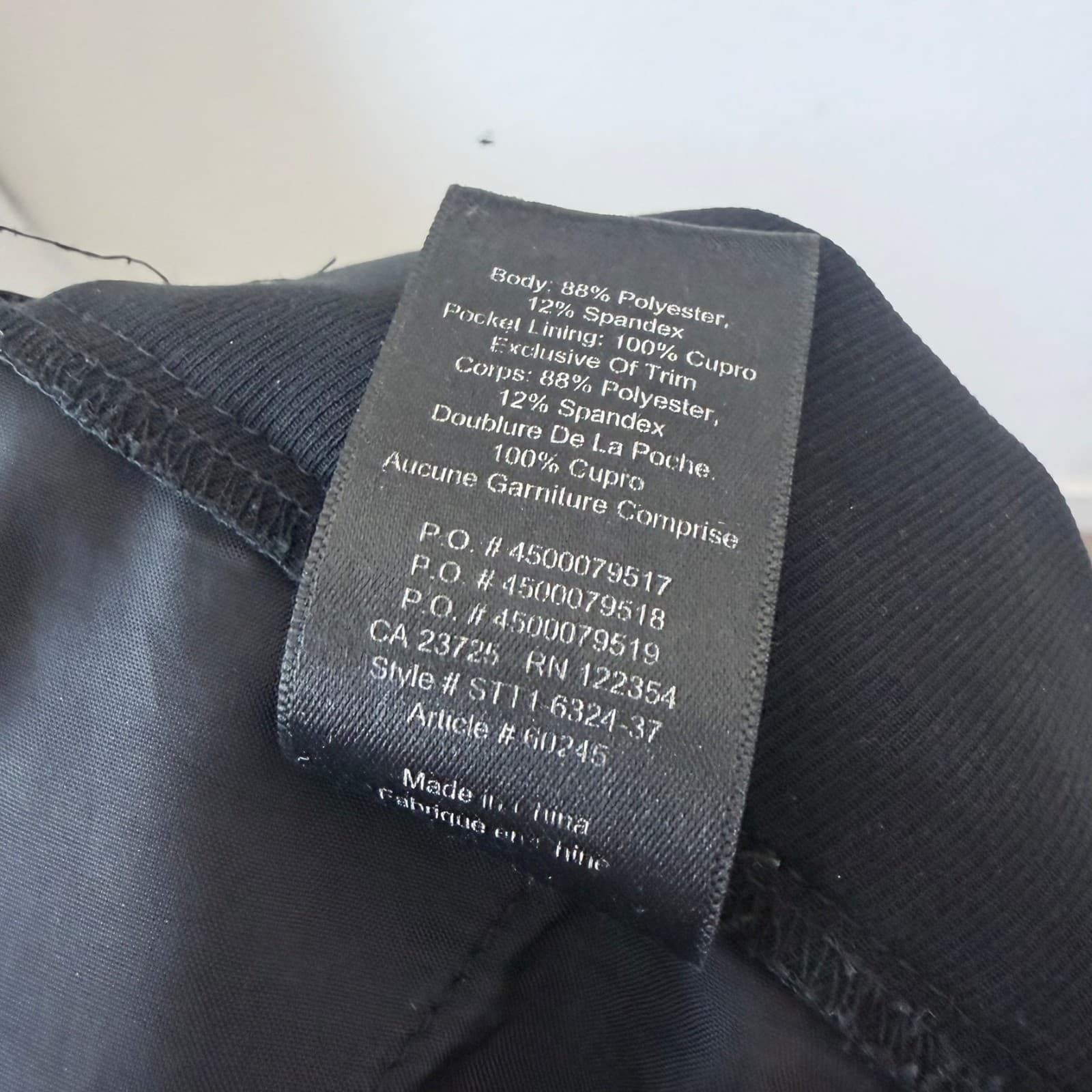 Babaton Cohen Pant 6 Black Slim Leg Cropped Trousers Minimalist Capsule Wardrobe - Thumbnail 5