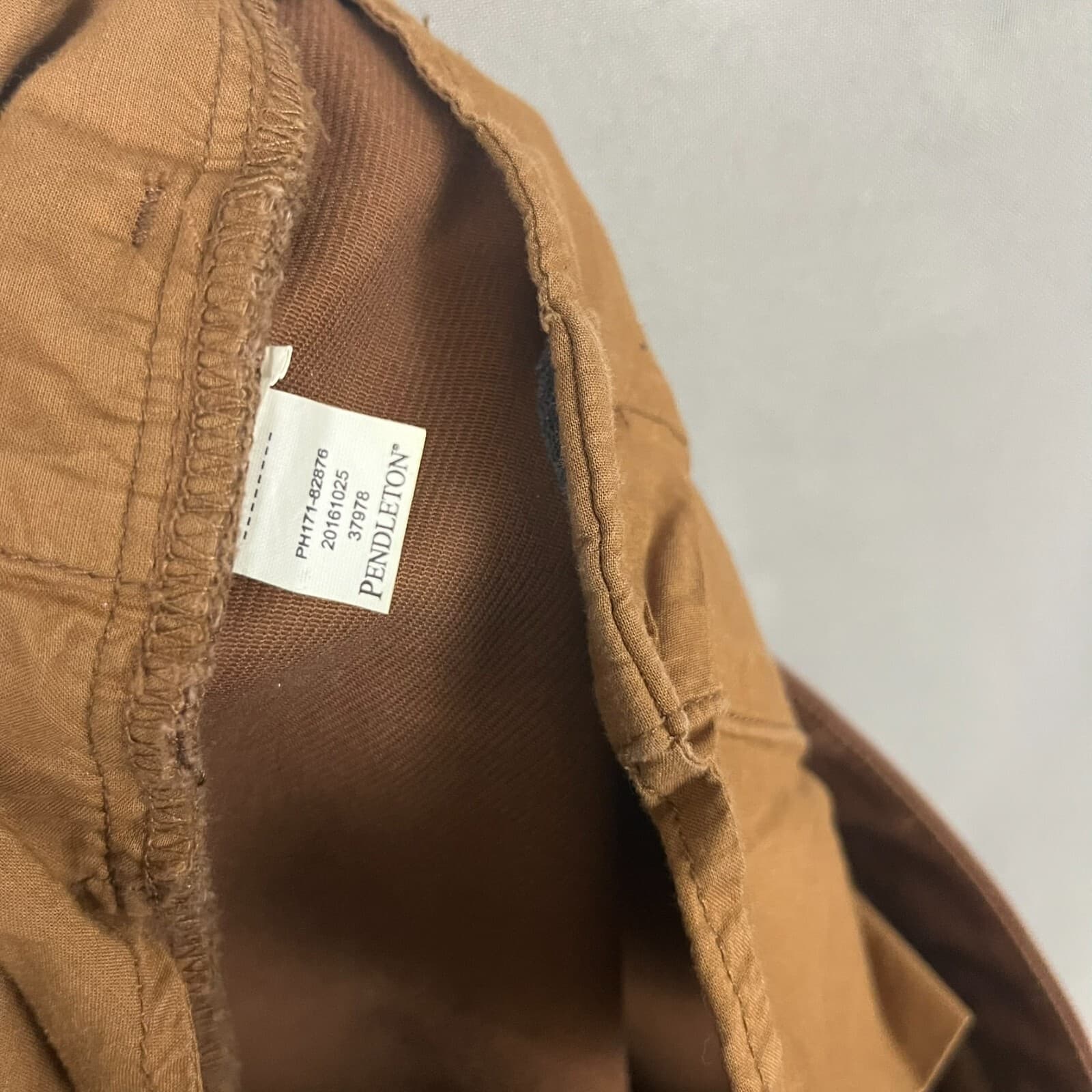 Vintage Pendleton Woolen Mills Womens Petite 6 Wool Brown Trousers Slacks Pants - Thumbnail 6
