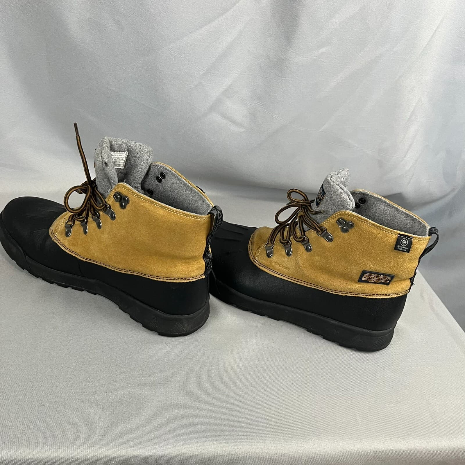 Vintage Pendleton Woolen Warm Insulation Snow Boots Men’s Size 11.5 Workwear - Thumbnail 3