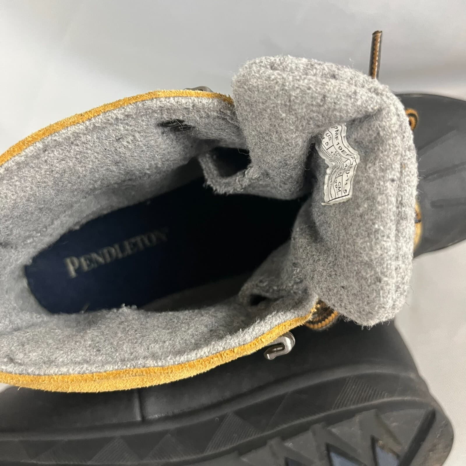 Vintage Pendleton Woolen Warm Insulation Snow Boots Men’s Size 11.5 Workwear - Thumbnail 6