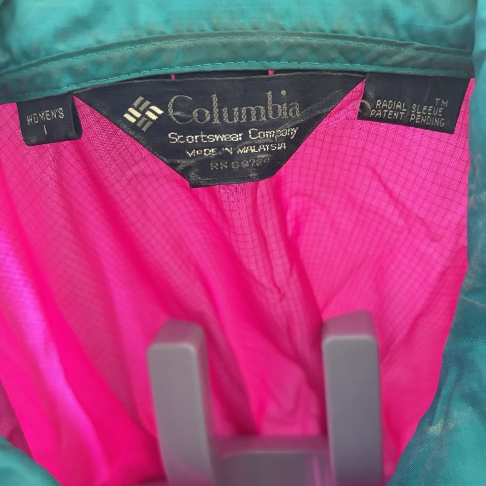 Vintage Columbia Retro Jacket Womens Sz 1 Neon Pink Windbreaker 90s Gorpcore - Thumbnail 4