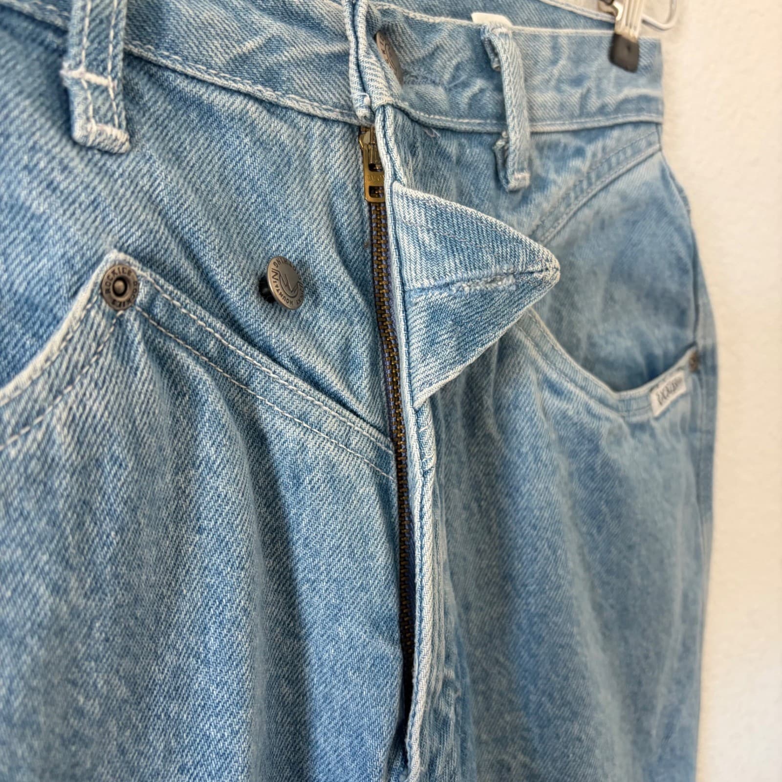 Rocky Mountain Western Jeans 9/10 High Rise Crossover Yoke TALL 36" Inseam USA - Thumbnail 3