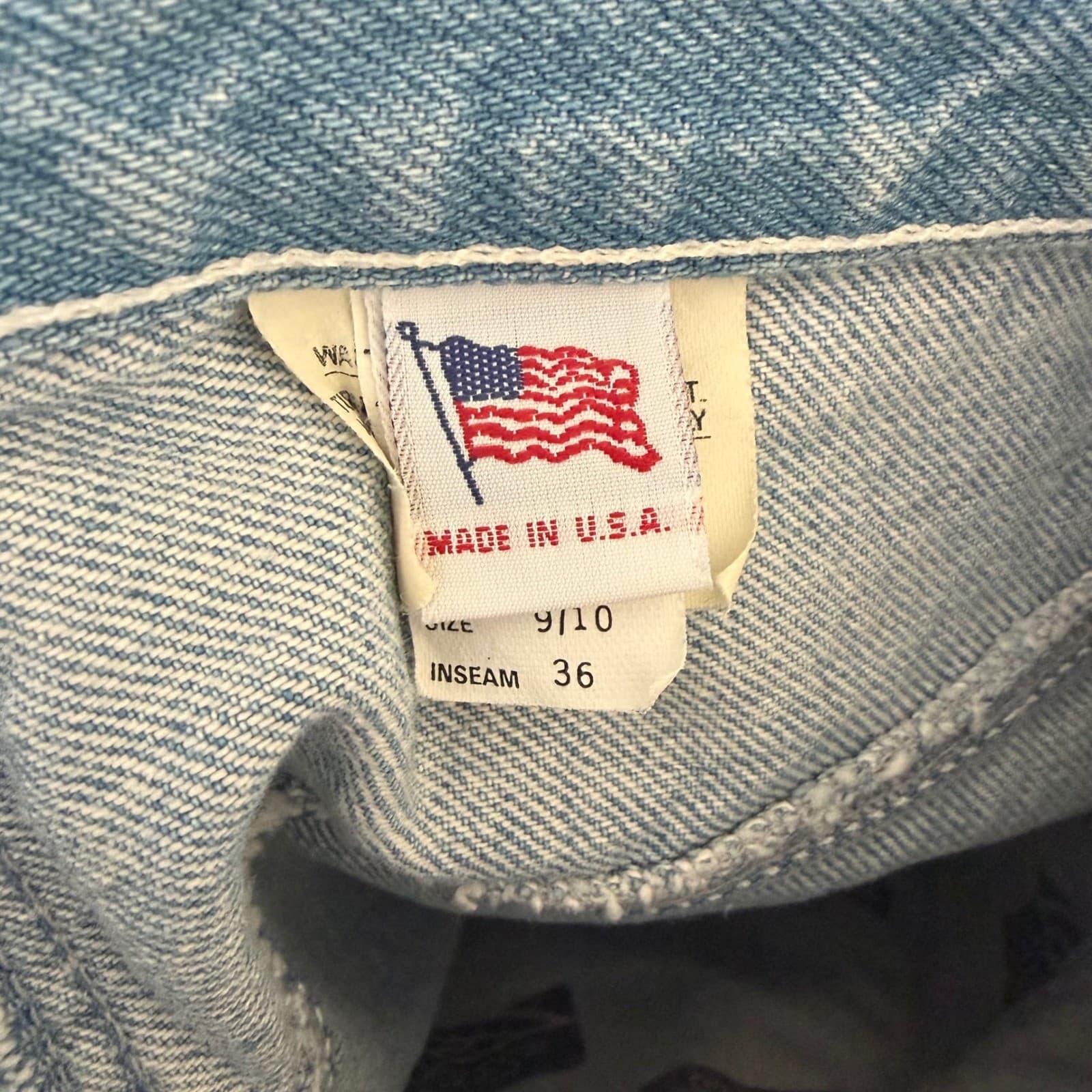 Rocky Mountain Western Jeans 9/10 High Rise Crossover Yoke TALL 36" Inseam USA - Thumbnail 7