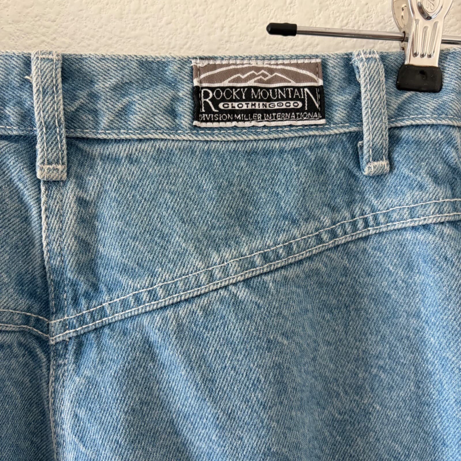 Rocky Mountain Western Jeans 9/10 High Rise Crossover Yoke TALL 36" Inseam USA - Thumbnail 5