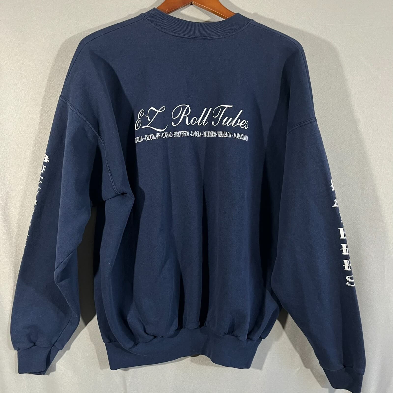 VTG 03' Super Bowl XXXVII Sweater Mens XL Blue Football NFL Royal Blunts Raiders - Thumbnail 2