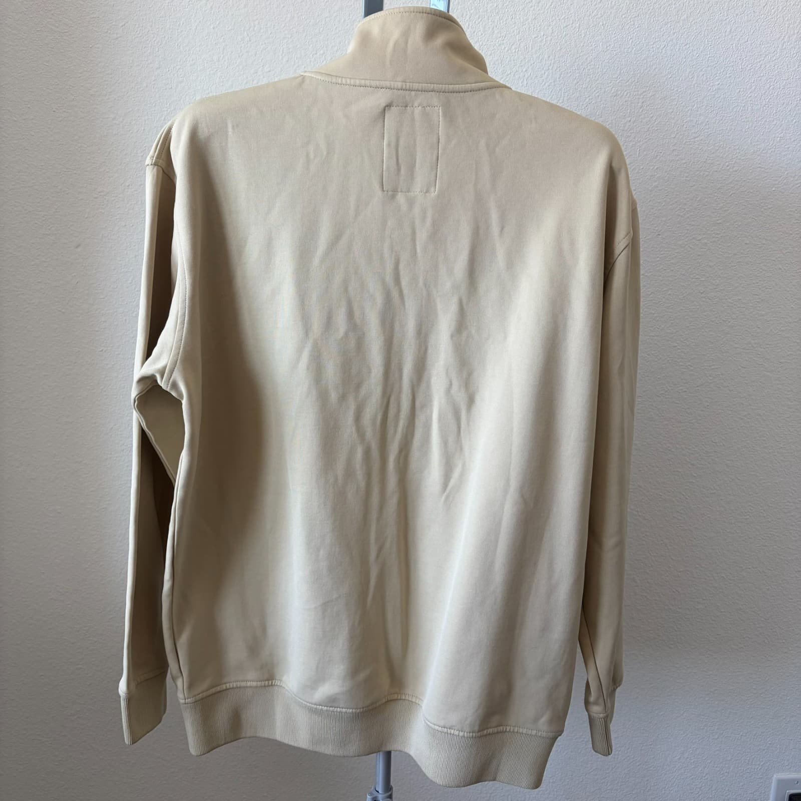 Ecko Unlimited Jacket Size L Beige Zip-Up Rhinoceros Graphic Y2K Performance - Thumbnail 5