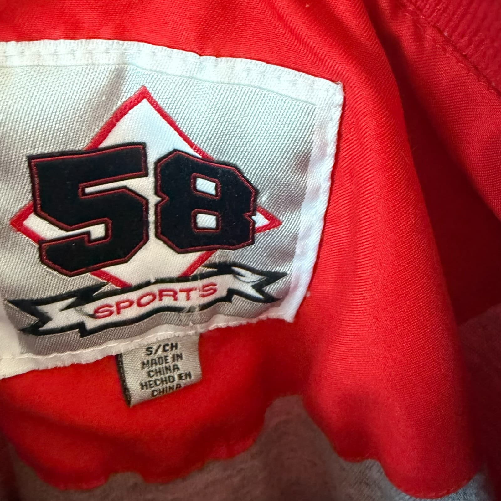 Nebraska Huskers Jacket SM Red Black Pullover V-Neck Embroidered Logo 58 Sports - Thumbnail 4