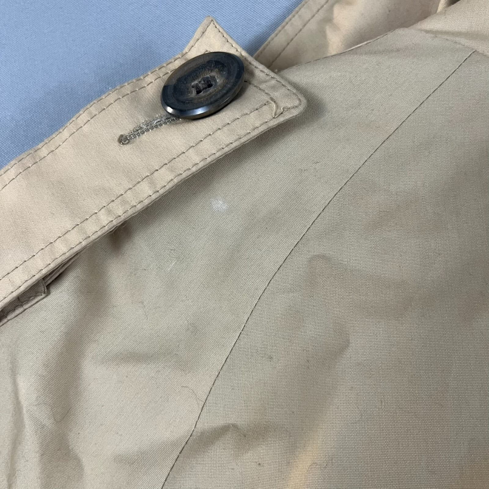 Hardy Amies Rainfair Mens Trench Coat Brown Double Breasted Belted Fishermancore - Thumbnail 5