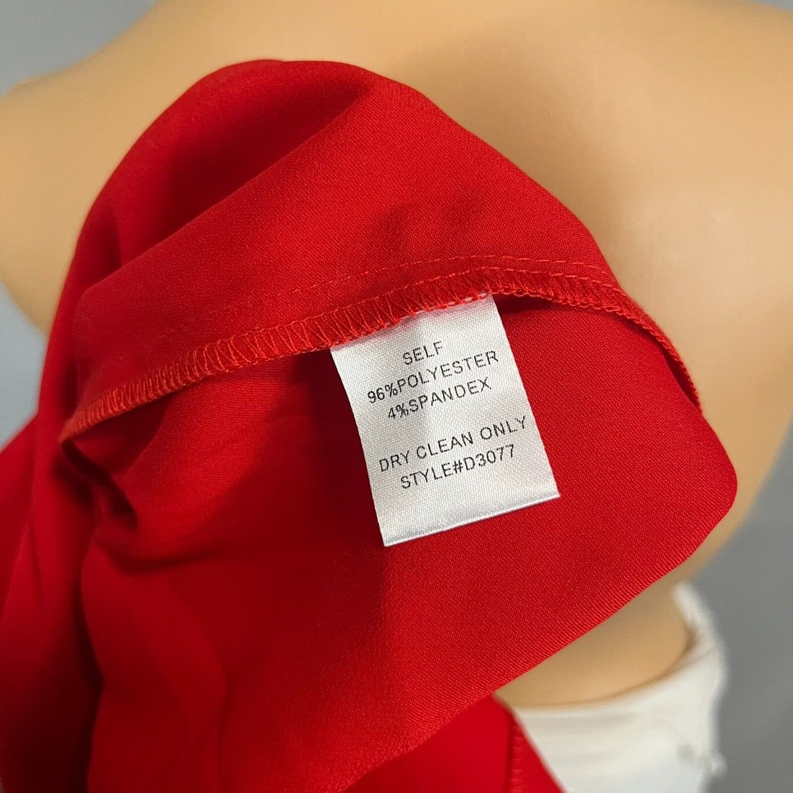 Red Satin Slip Dress Size Small Cowl Neck Midi Valentine’s Day Date Night Flirty - Thumbnail 11