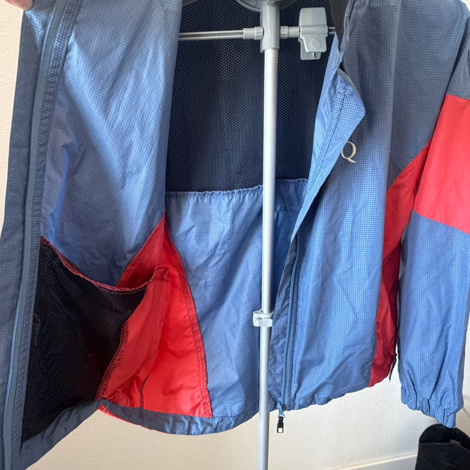 Vintage illumiNITE Windbreaker Jacket Men S Blue Red Reflective Techwear Cycling - Thumbnail 7