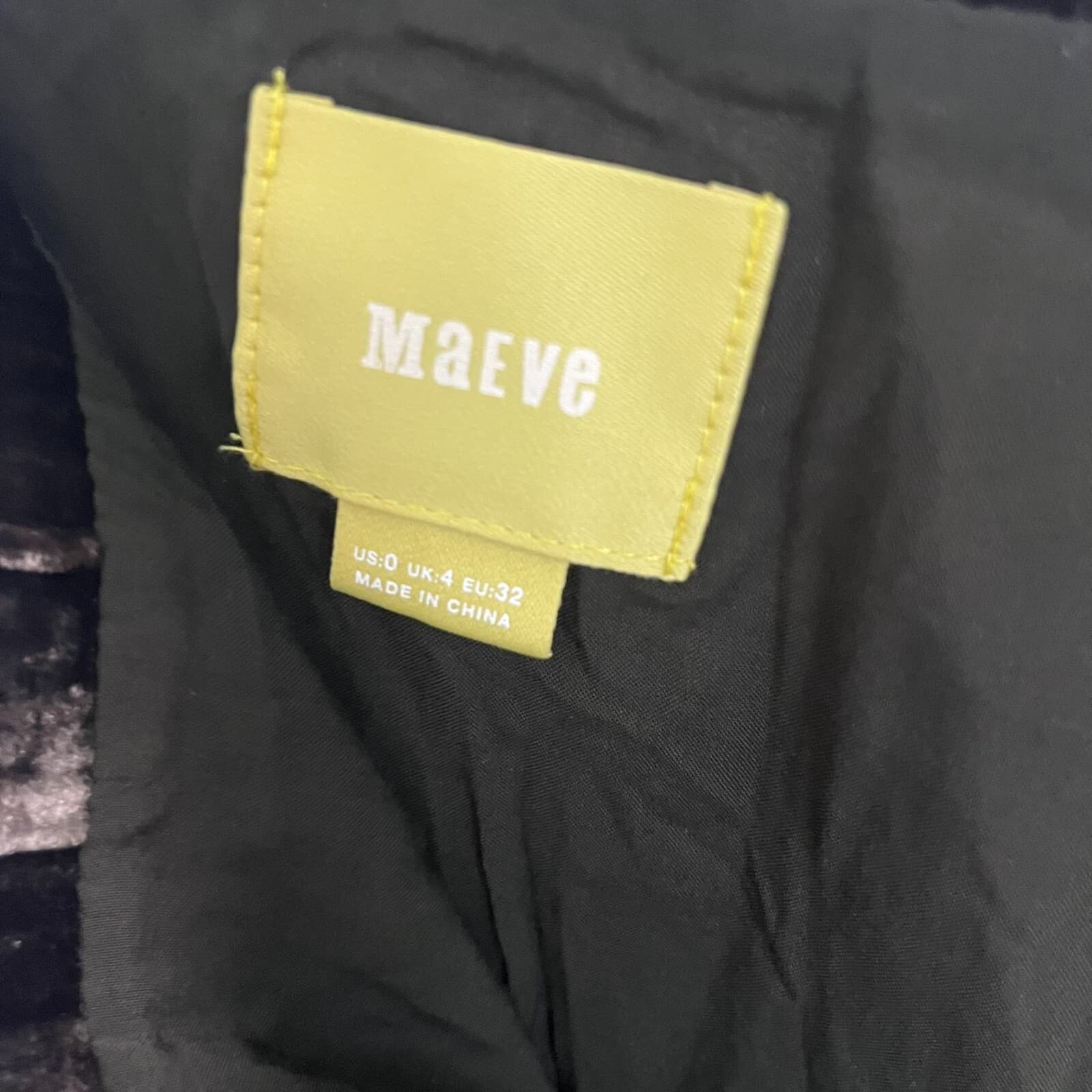 Maeve Anthropologie A-Line Skirt Womens 0 Green Velour Shiny Viscose Stretch - Thumbnail 6