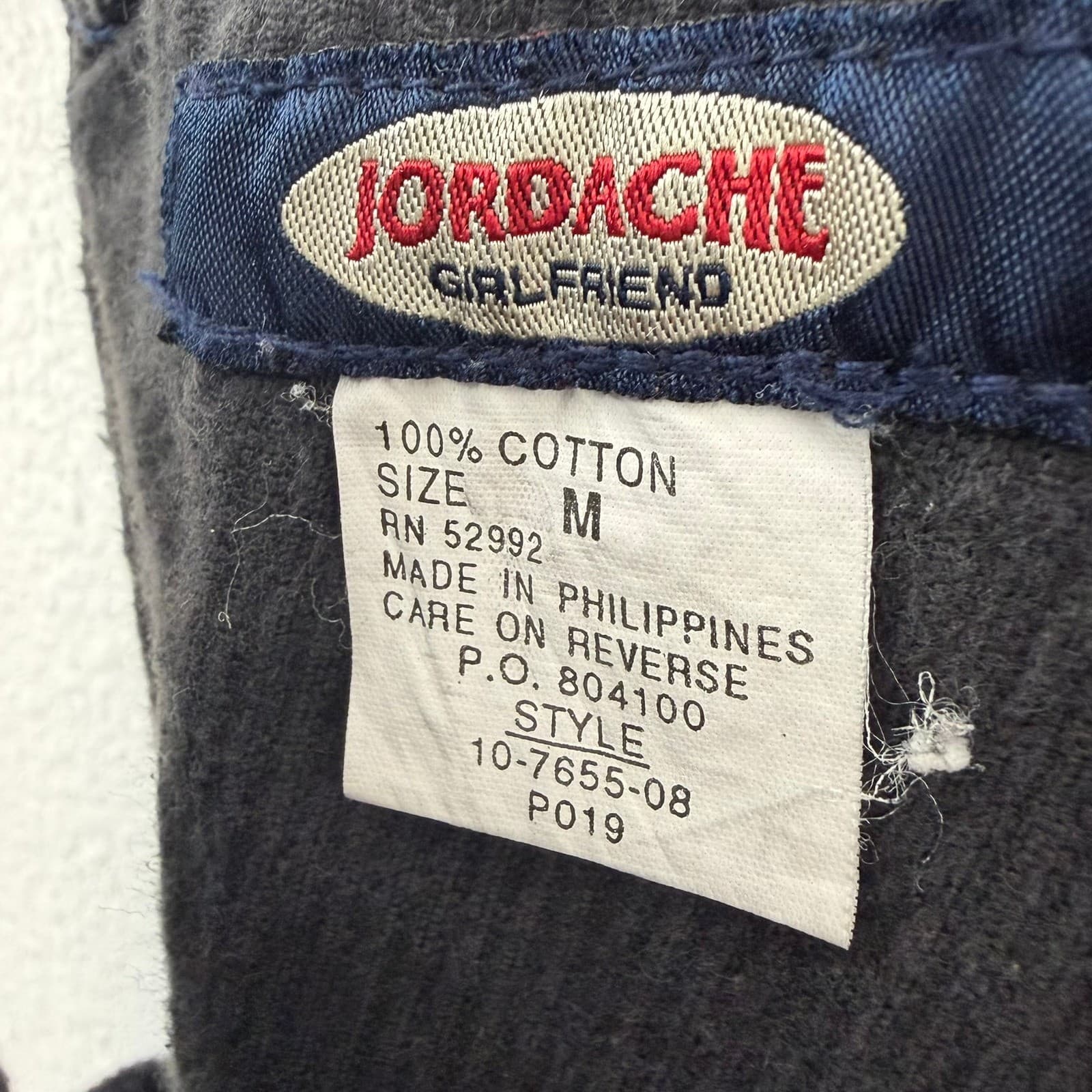 Jordache Overalls Women Medium Black Corduroy Girlfriend Vintage Bibs Utility - Thumbnail 6