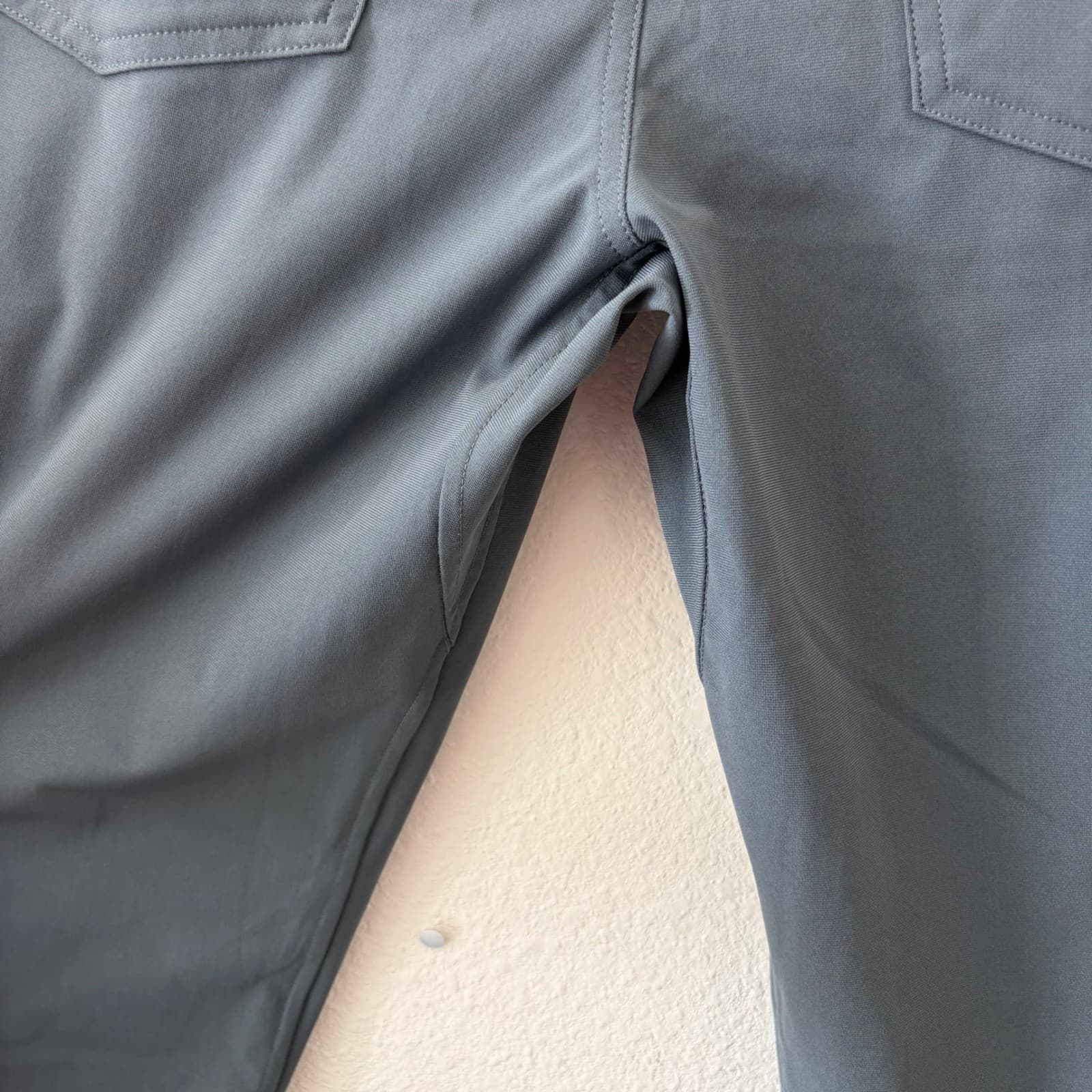 Lululemon ABC Pants 5 Pocket Warpstreme Men 32 Grey Tapered Tech Trouser Golf - Thumbnail 5