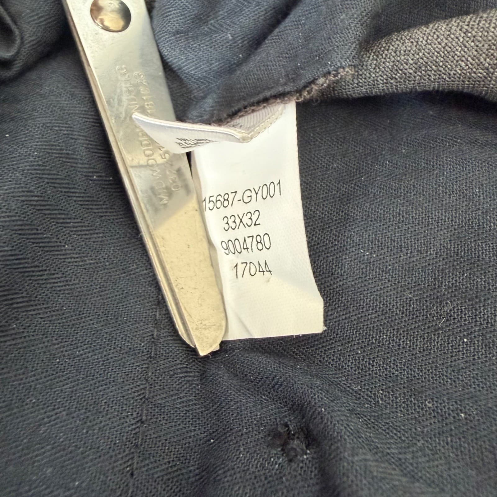Bonobos Dress Pants Men 33x32 Grey Slim Fit Marzotto Wool Trousers 15687-GY001 - Thumbnail 5