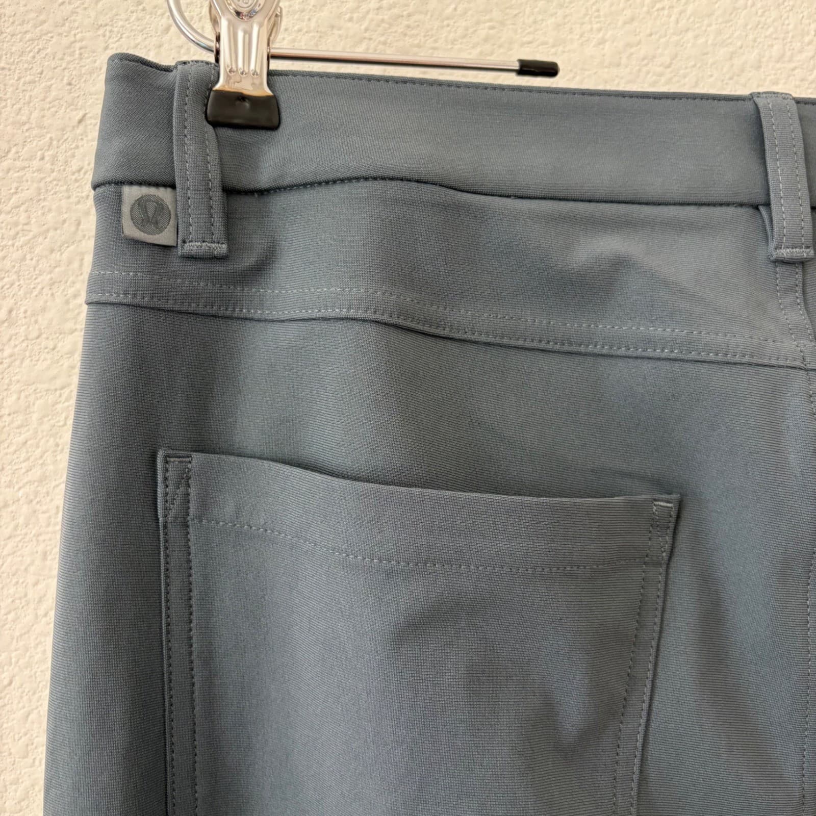 Lululemon ABC Pants 5 Pocket Warpstreme Men 32 Grey Tapered Tech Trouser Golf - Thumbnail 2