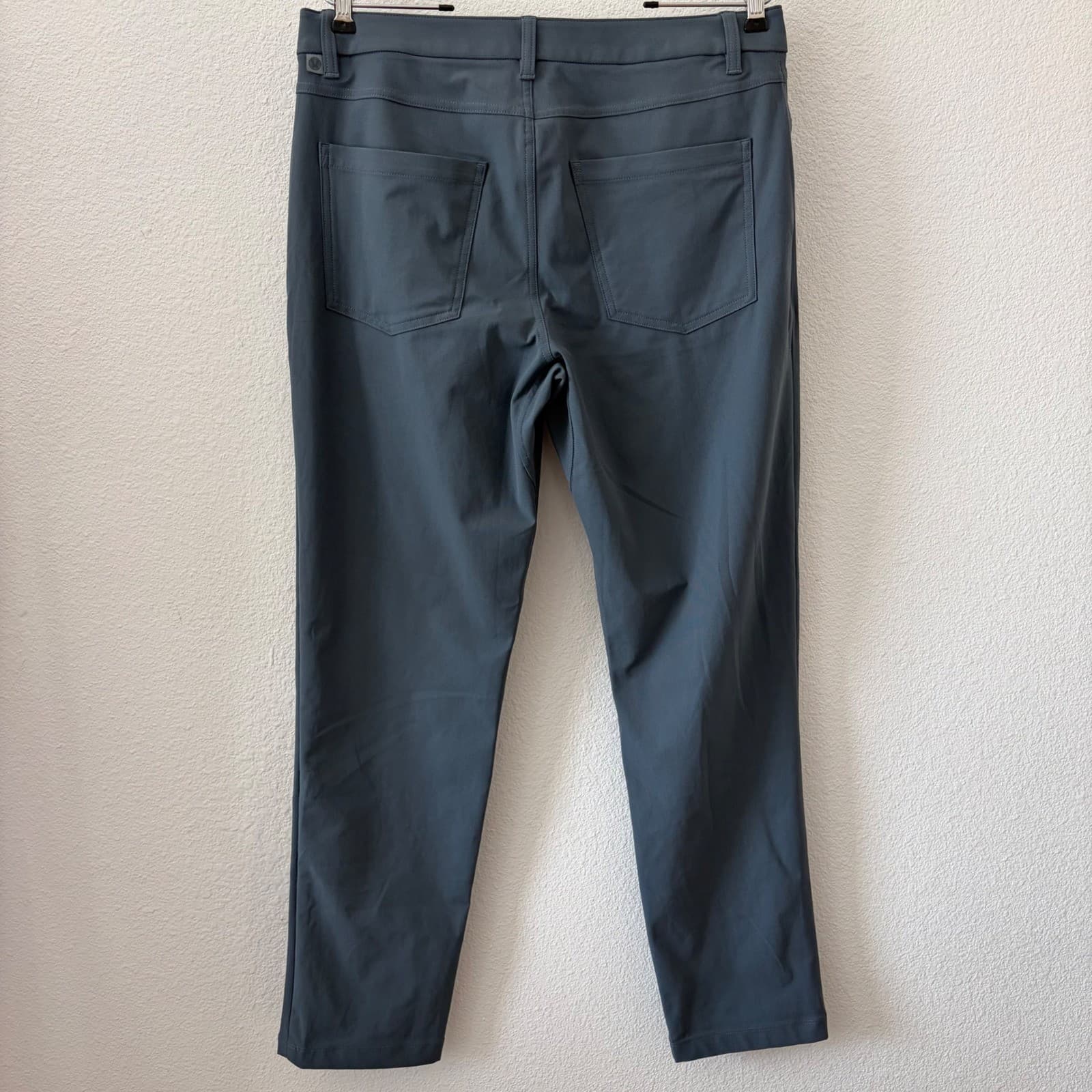 Lululemon ABC Pants 5 Pocket Warpstreme Men 32 Grey Tapered Tech Trouser Golf - Thumbnail 3