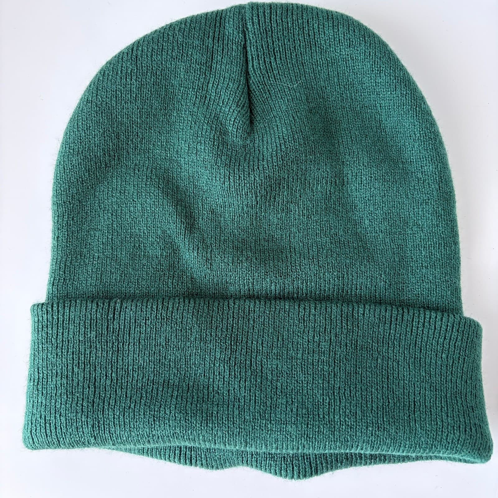 Chamberlain Coffee Forest Green Knit Beanie Embroidered Logo Patch Hat One Size - Thumbnail 3