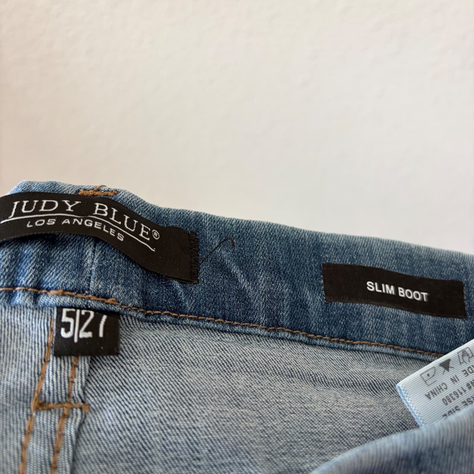 Judy Blue Slim Bootcut Jeans Womens 5/27 Medium Wash High Rise Stretch - Thumbnail 3