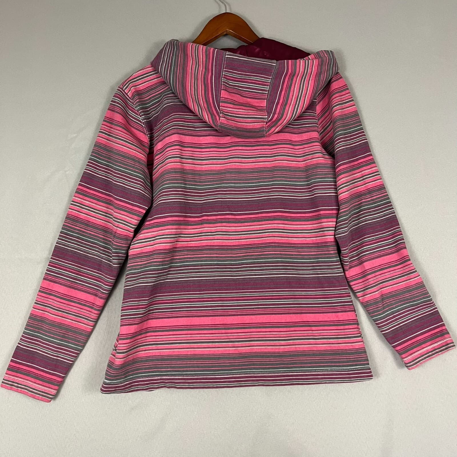 Over The Wall NASCAR Hoodie Women's M Multicolor Striped Dale Earnhardt Jr #88 - Thumbnail 5