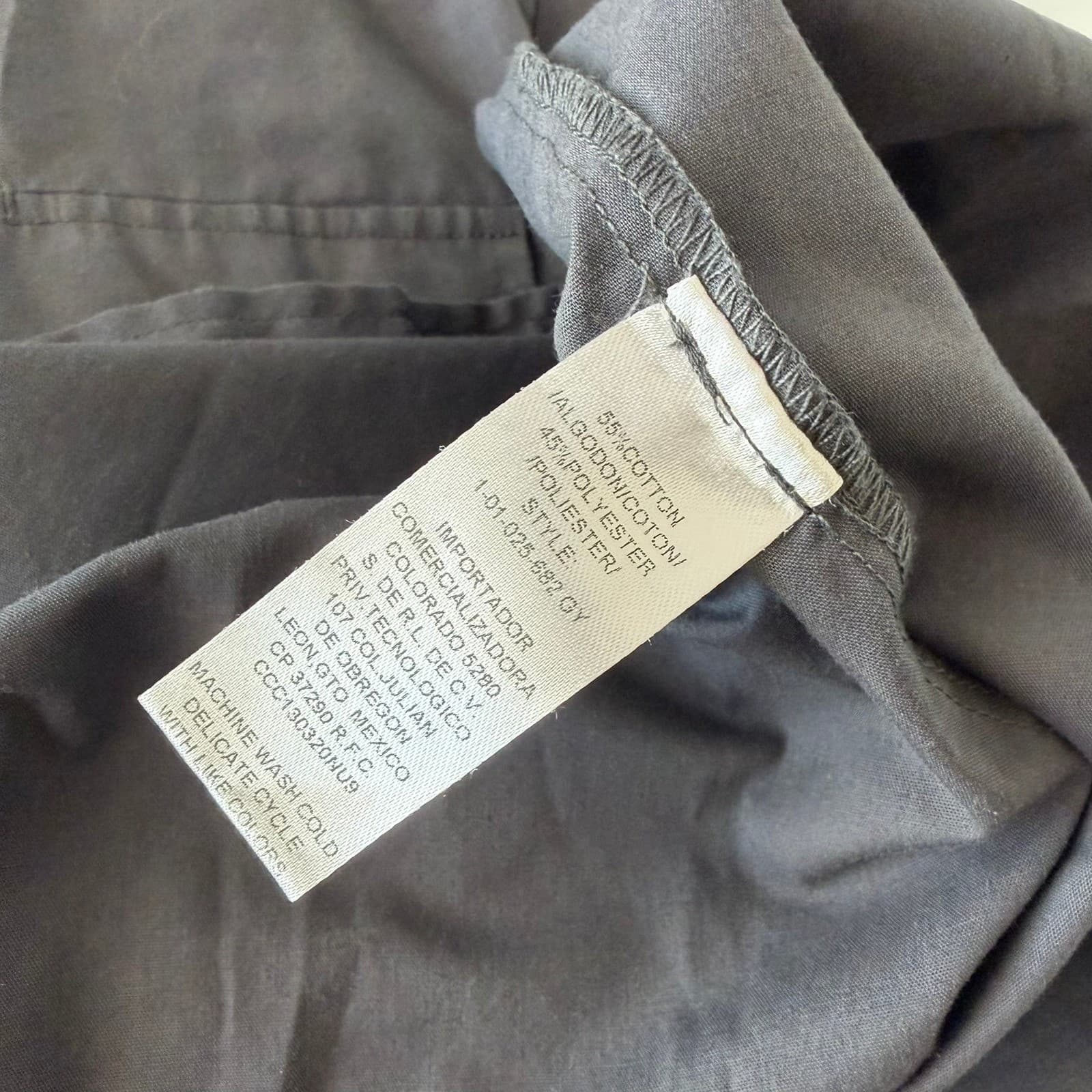 Roper Western Pearl Snap Shirt Mens Size M Dark Grey Long Sleeve 1-01-025-682-GY - Thumbnail 6