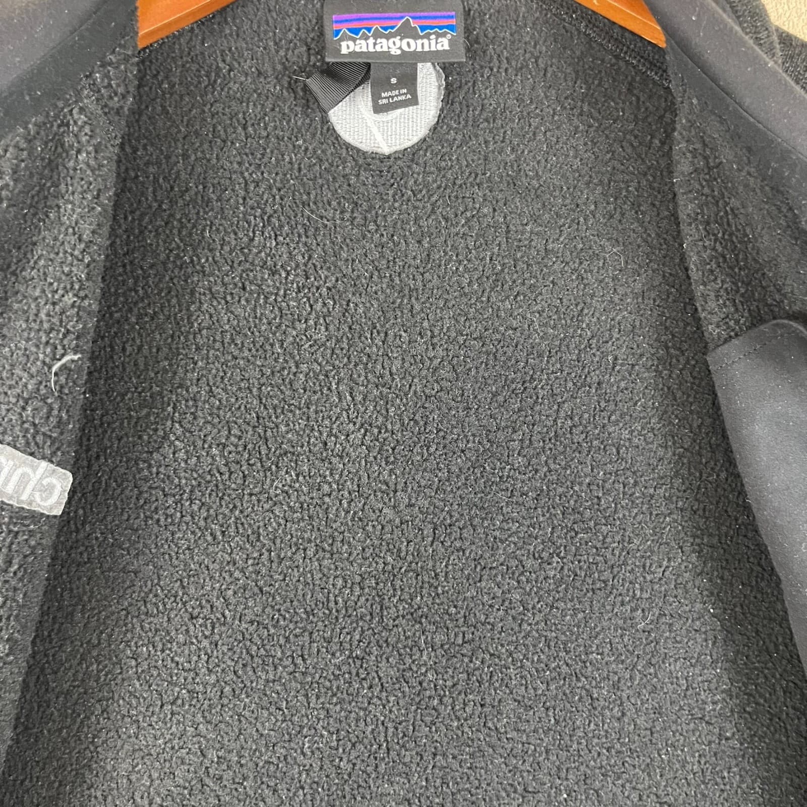 Patagonia Better Sweater Vest Men’s Sz SM Full Zip Black ChromeOS Google Branded - Thumbnail 5