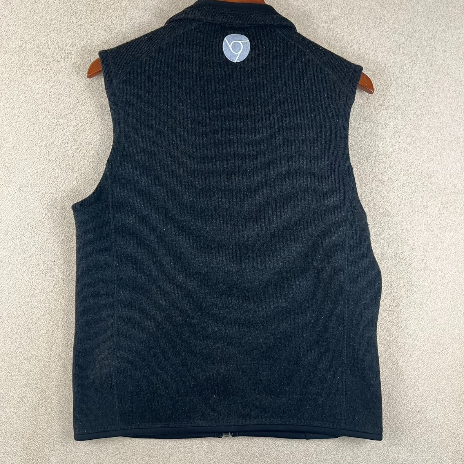 Patagonia Better Sweater Vest Men’s Sz SM Full Zip Black ChromeOS Google Branded - Thumbnail 3